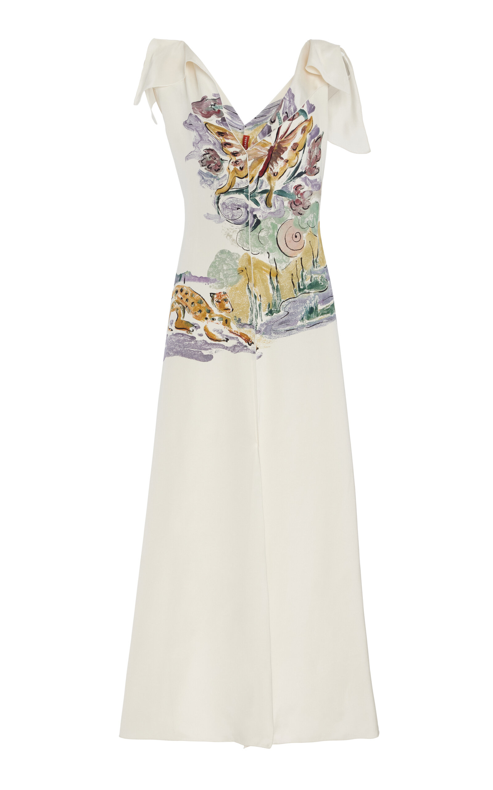 ALTUZARRA JOPHEE PRINTED CREPE MAXI DRESS 