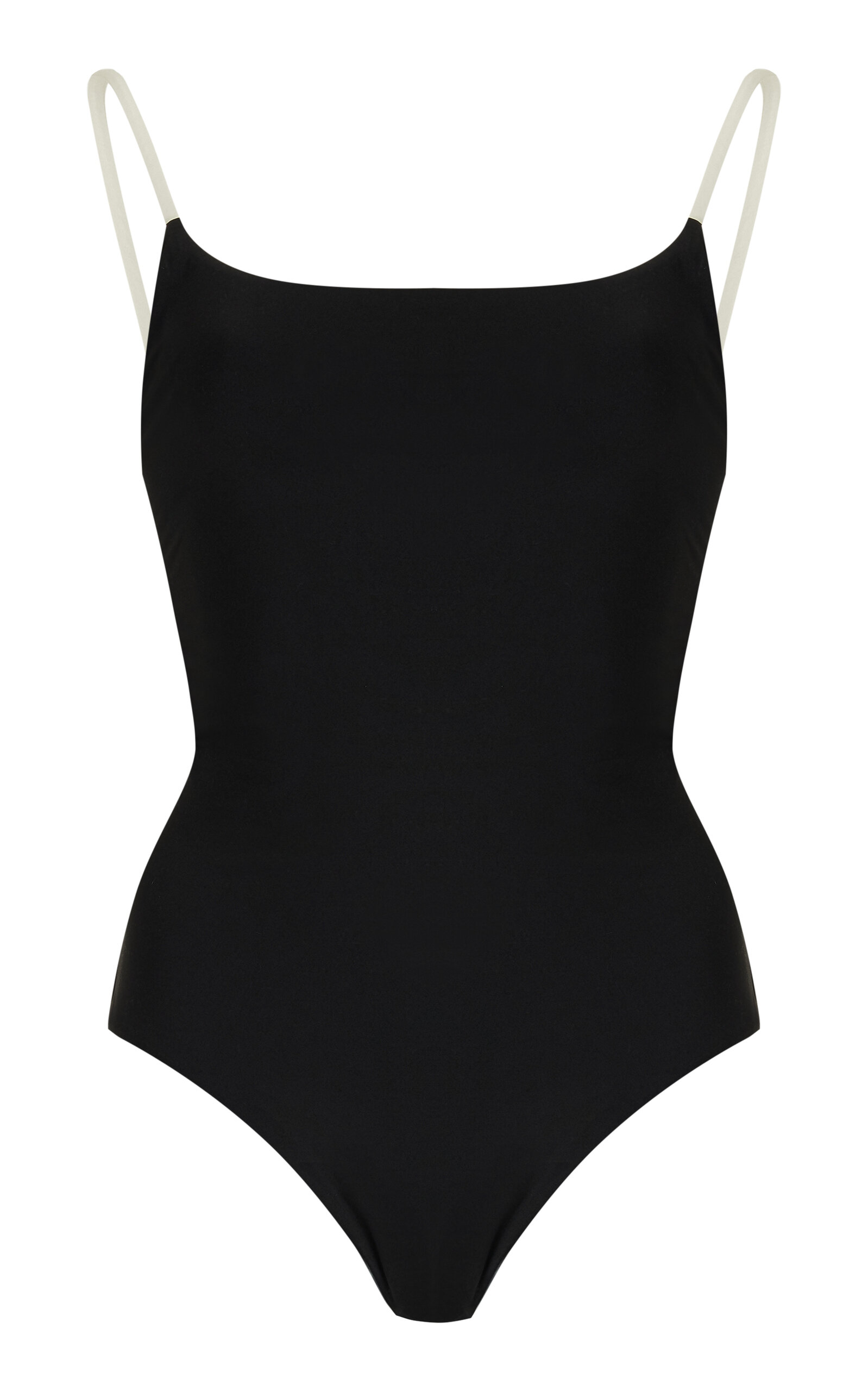 BONDI BORN Bianca One-Piece Swimsuit - Black/white - Women's Clothing