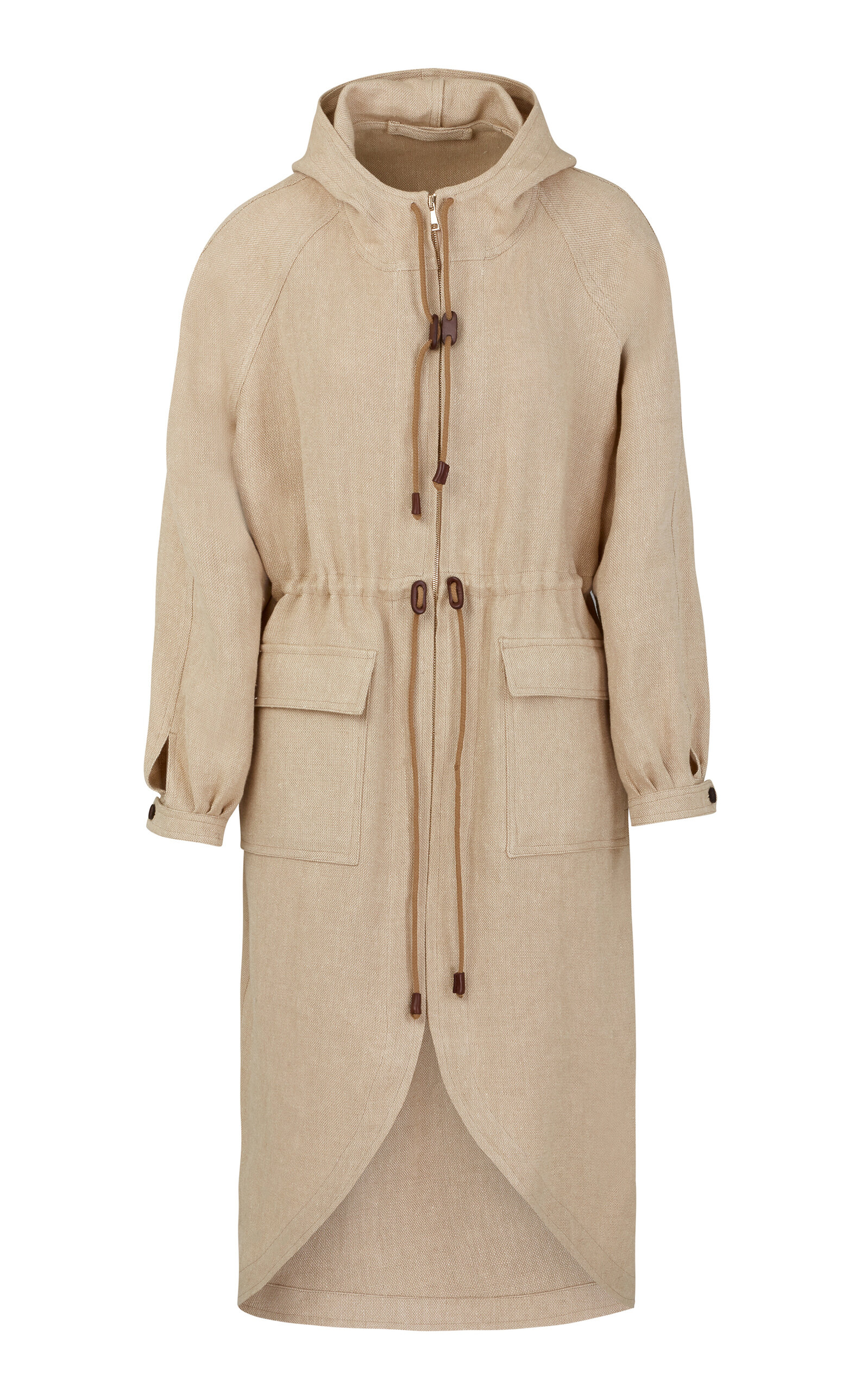 Giuliva Heritage Parker Linen Coat - Neutral - Women's Clothing