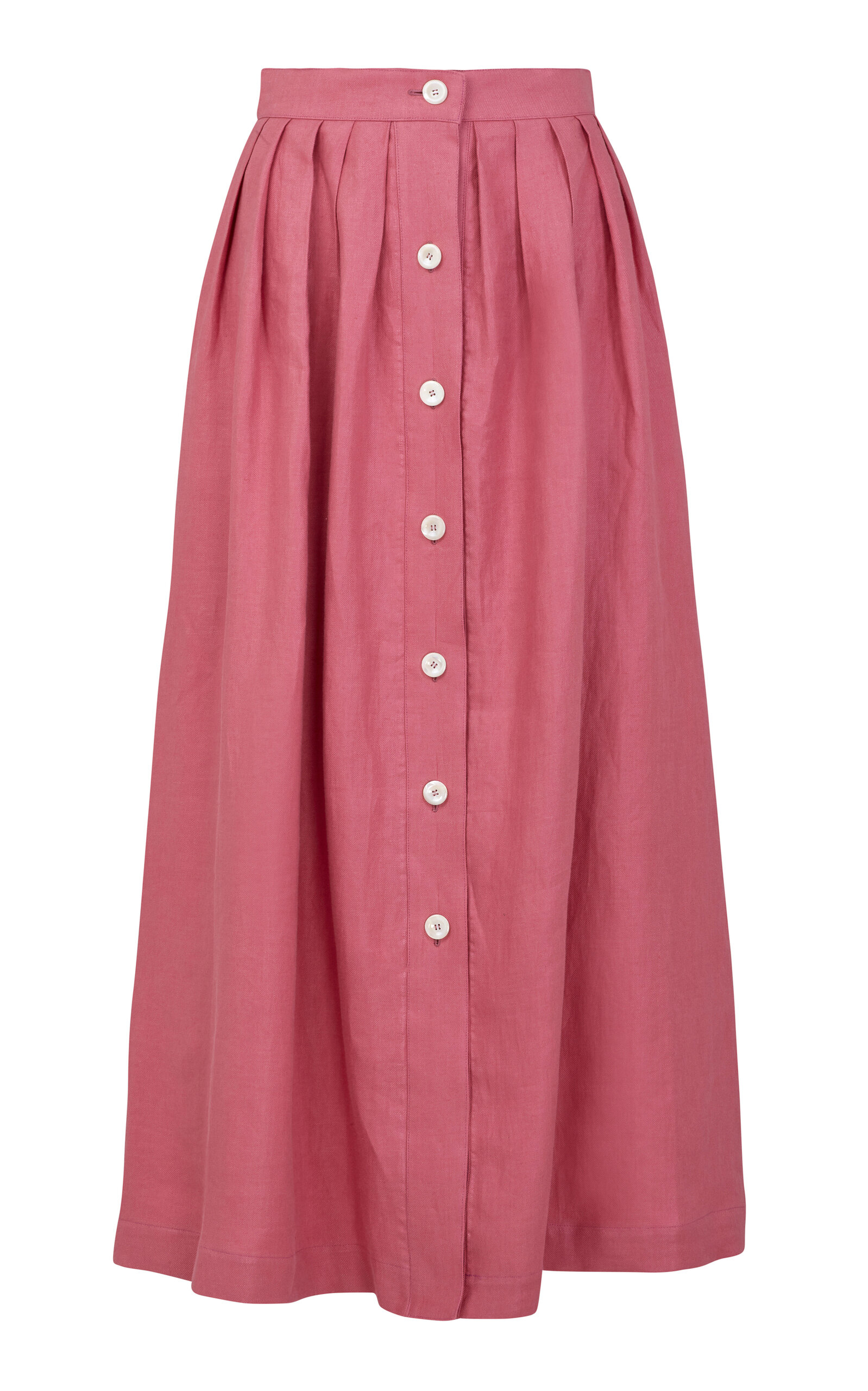 Giuliva Heritage Lilium Linen Skirt - Pink