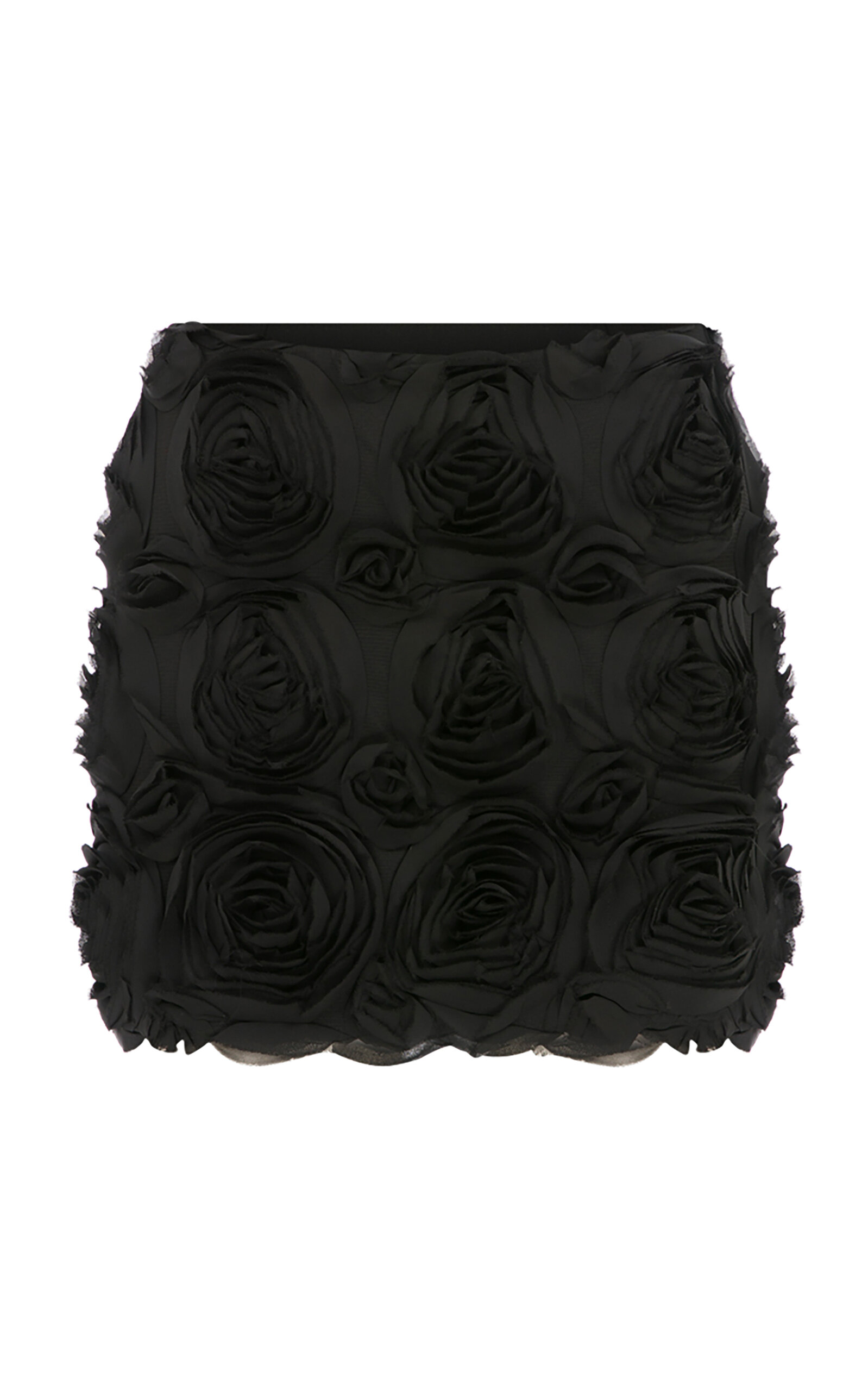 ILA THE BRAND Rosemary Rosette-Detailed Crepe Mini Skirt