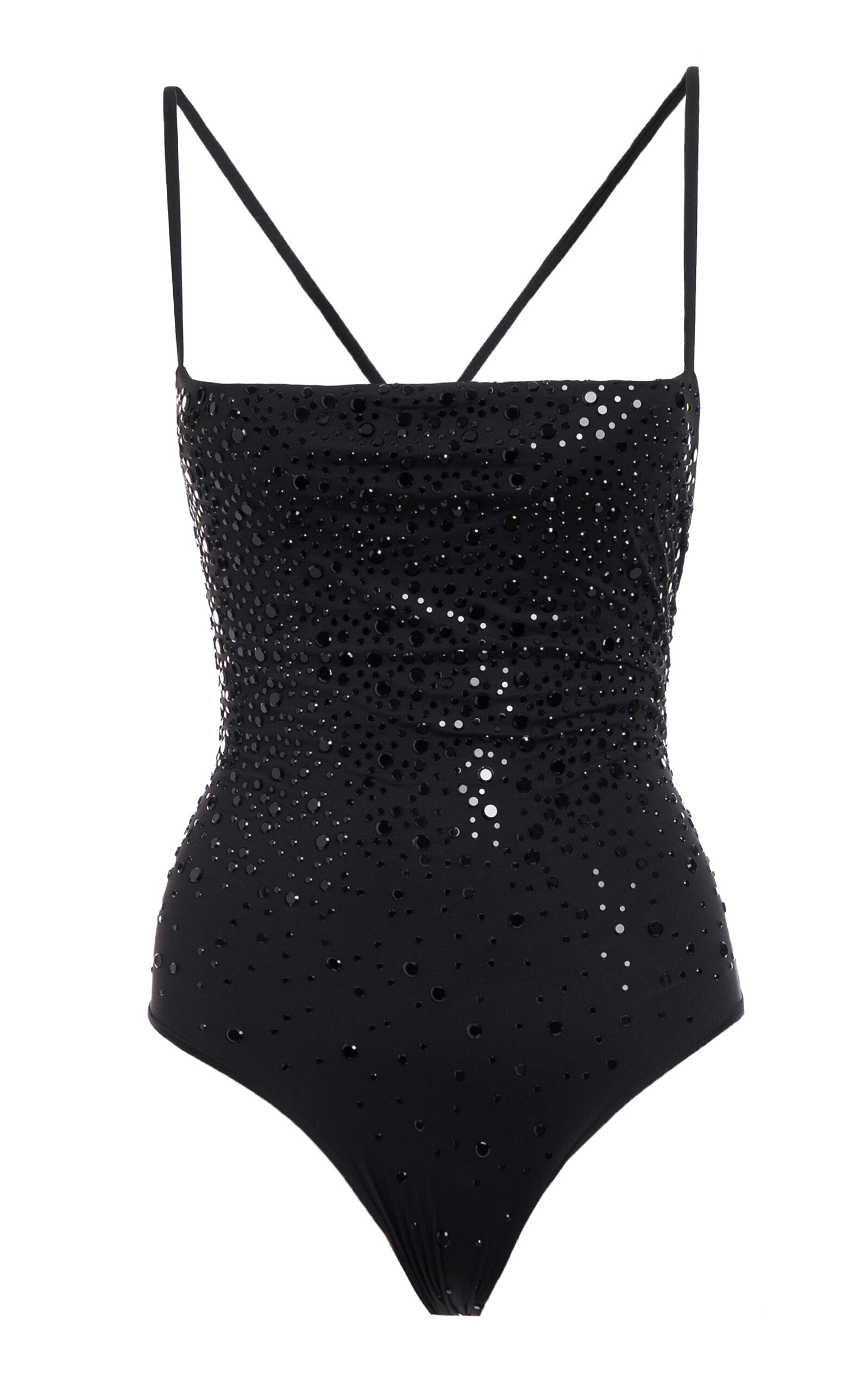 DES_PHEMMES Embroidered Stone Swimsuit