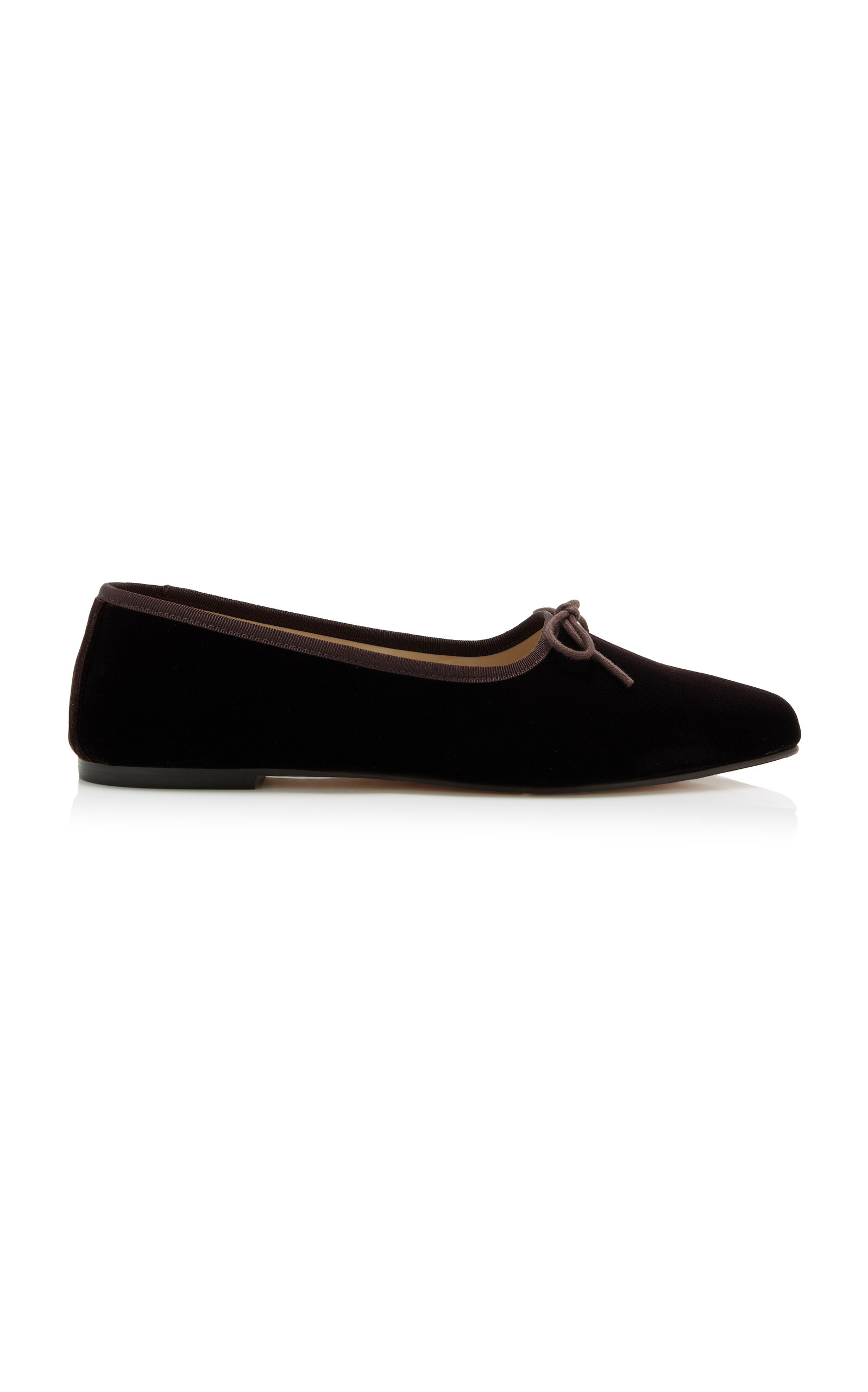 FREDA SALVADOR JADA VELVET BALLET FLATS