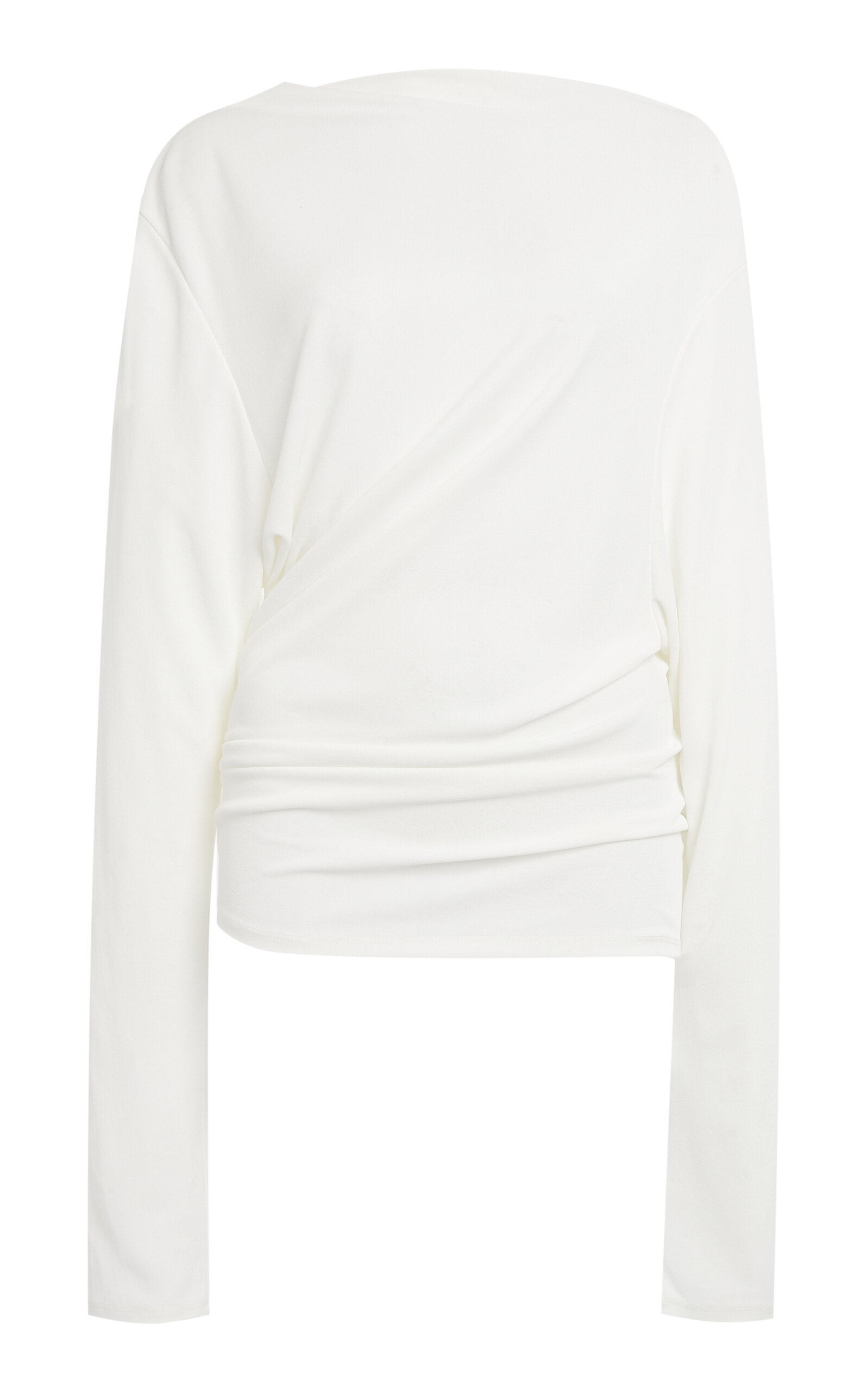 Jacquemus Croisière Open-Back Jersey Top - White