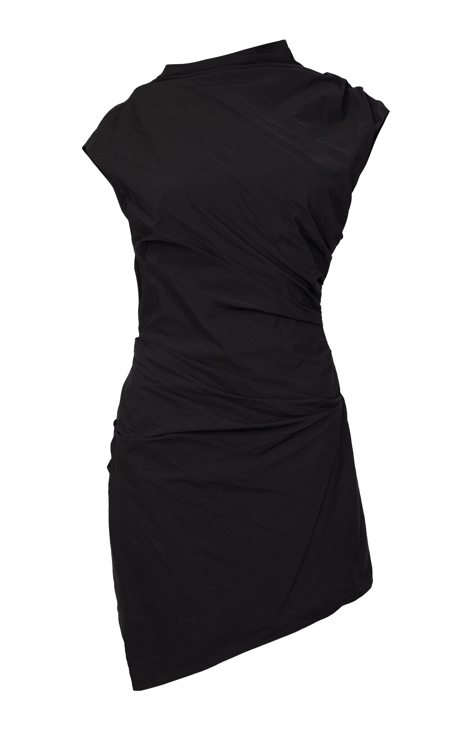Paris Georgia Serge Mockneck Mini Dress - Black