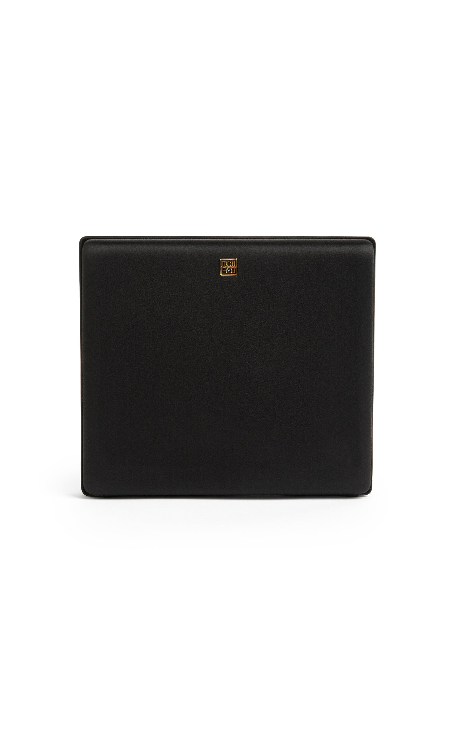 Toteme Satin Box Clutch - Black - OS
