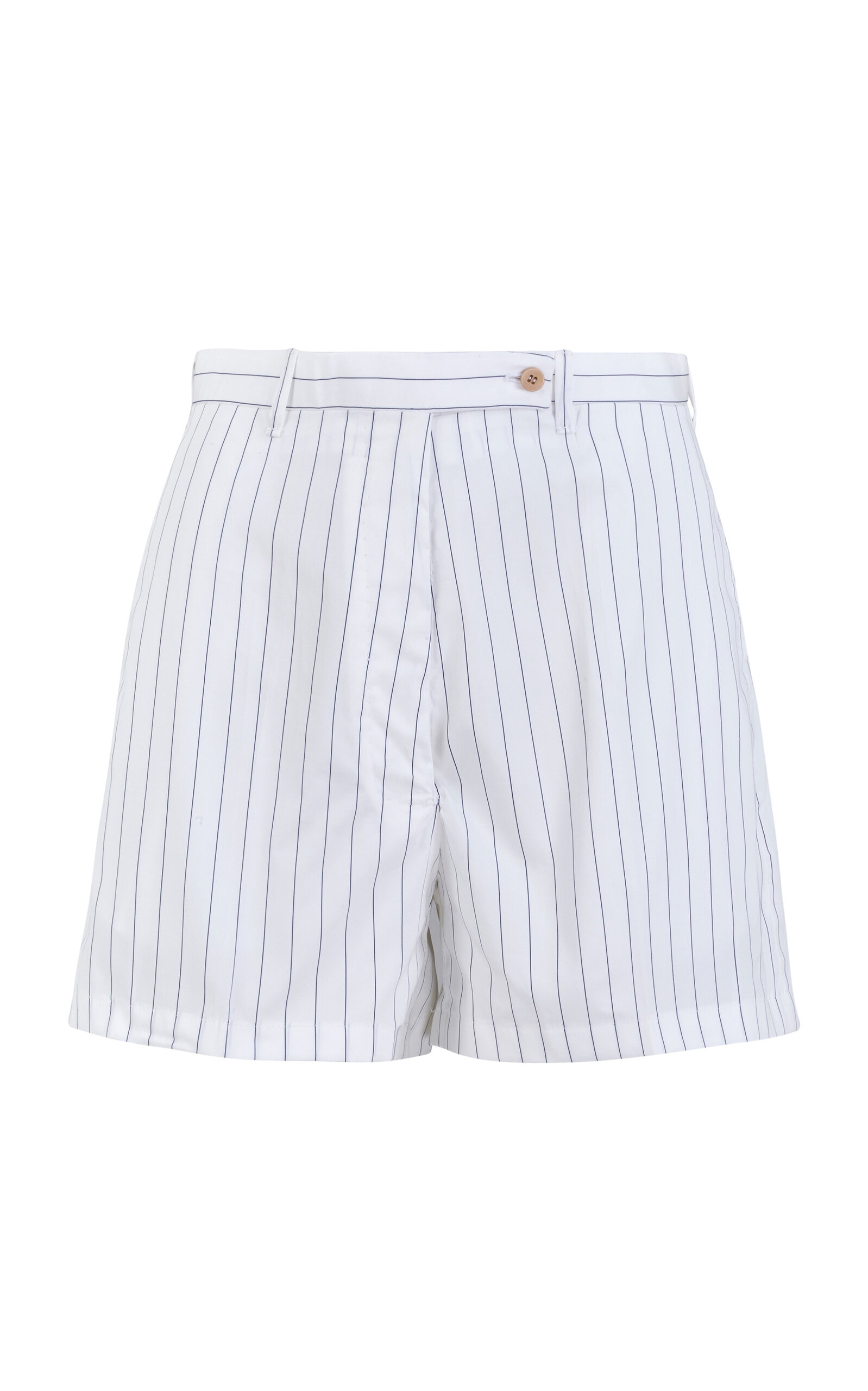 Giuliva Heritage Nina Striped Cotton Poplin Shorts - Stripe