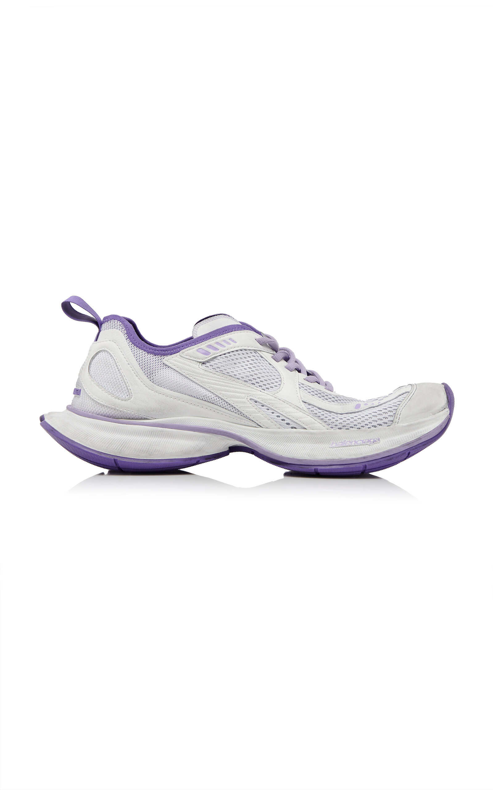 Balenciaga Circuit Mesh; Rubber Sneakers - Purple