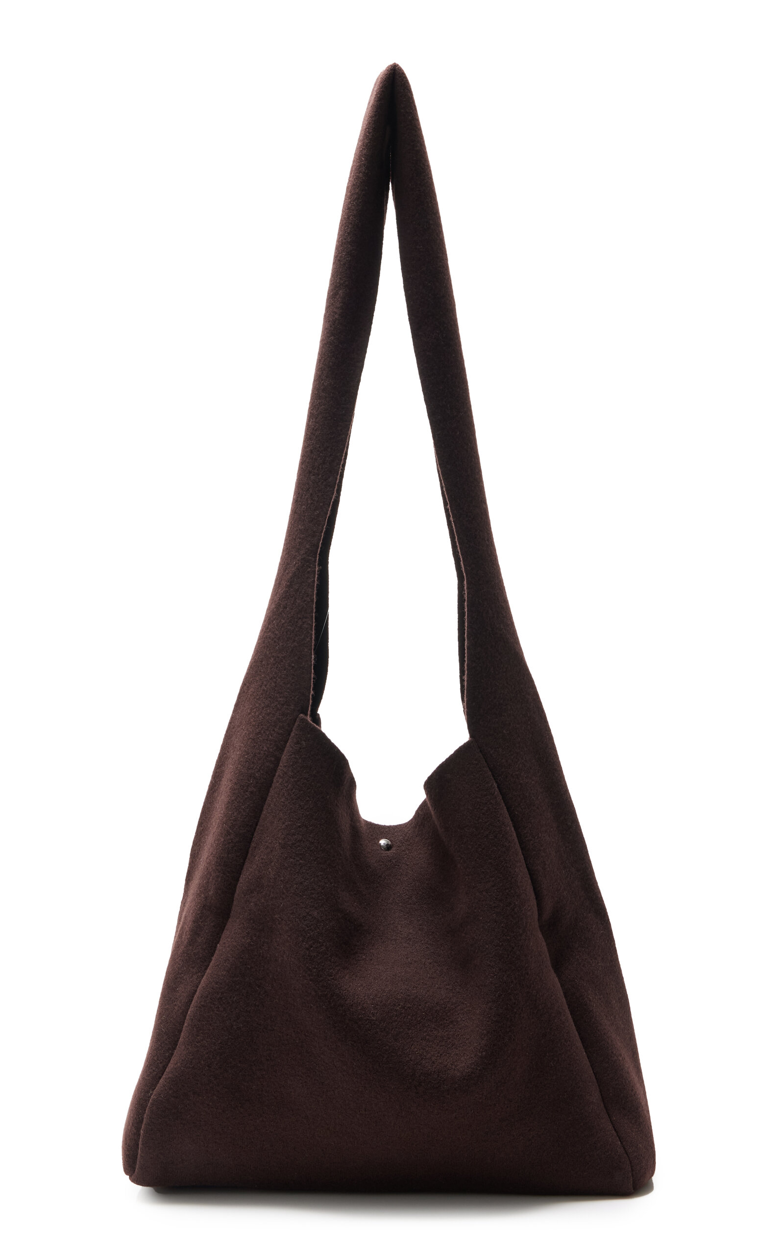 Aya Muse Vale Wool Crossbody Tote Bag - Brown - OS