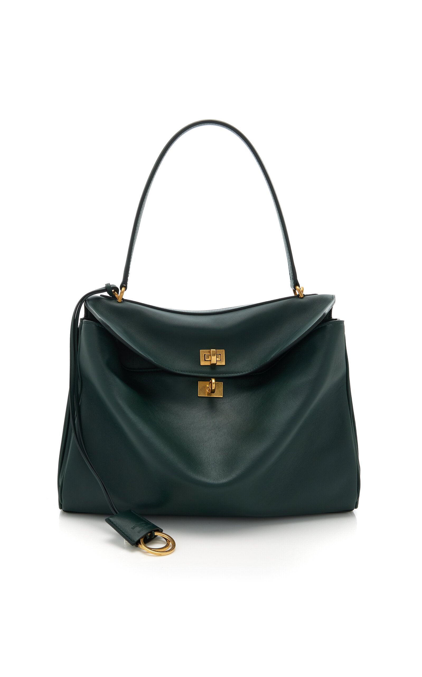 Balenciaga Rodeo Medium Leather Top Handle Bag