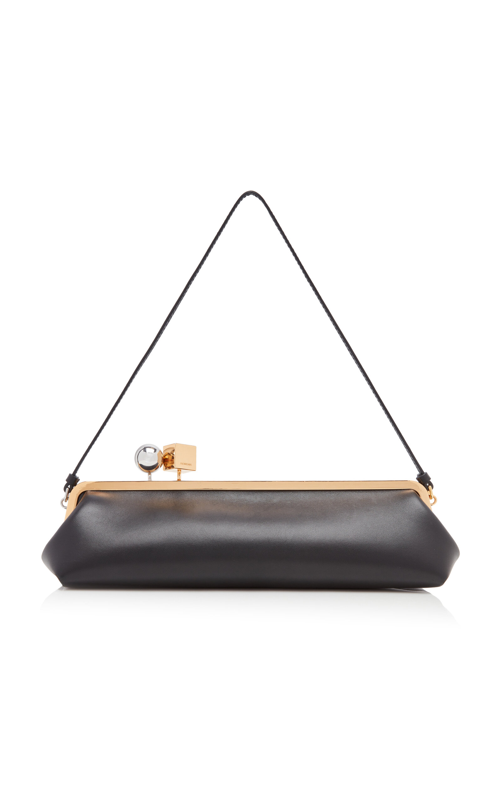 Jacquemus The Salon Leather E/W Clutch - Black - OS - Men's Bags