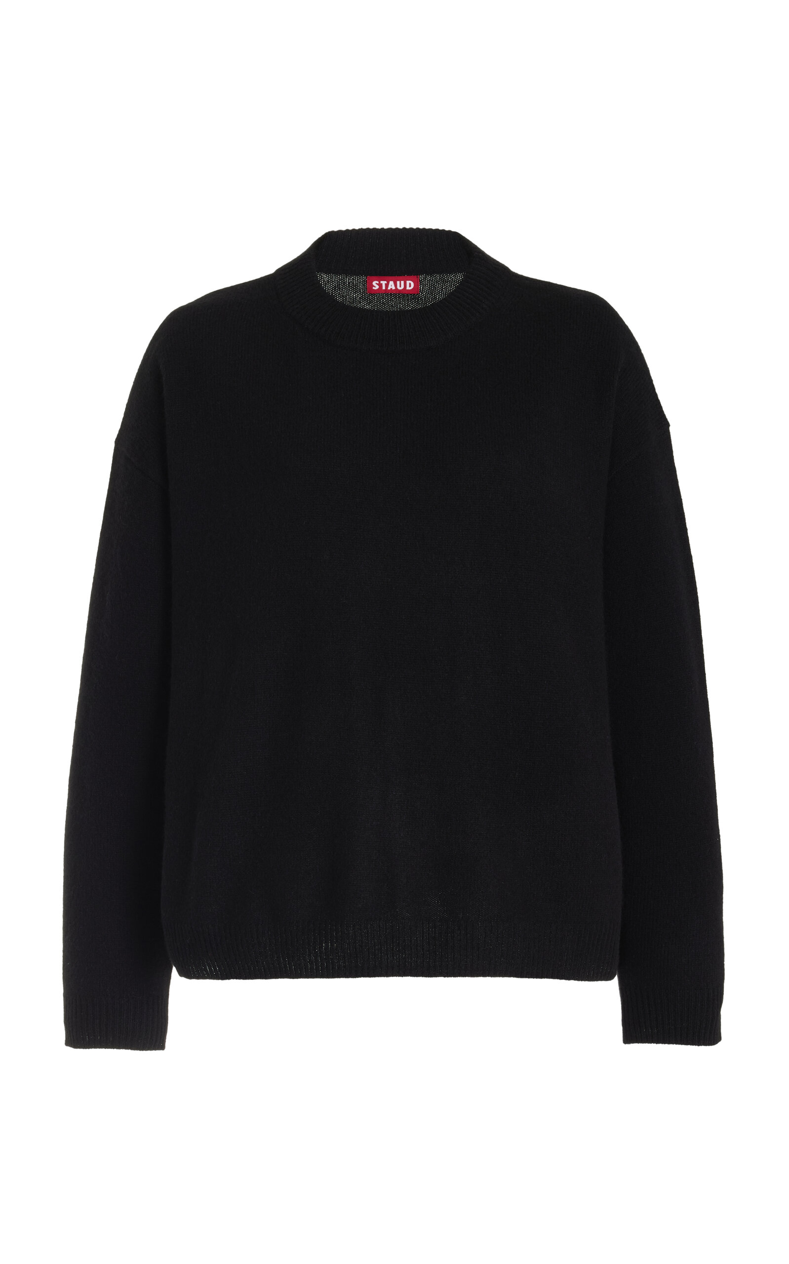 Staud Serrano Cashmere Sweater In Black