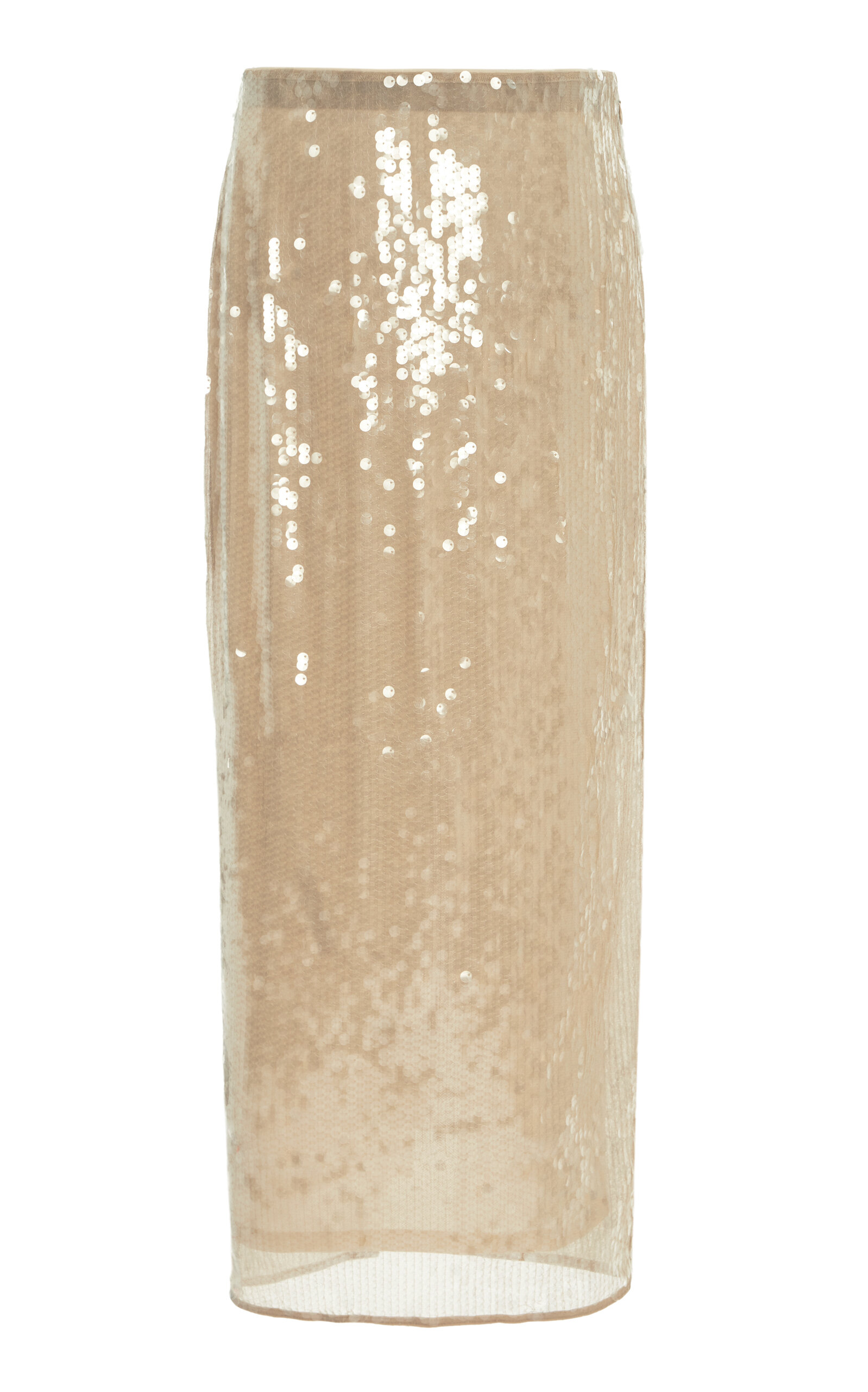 STAUD Casey Skirt - Silver