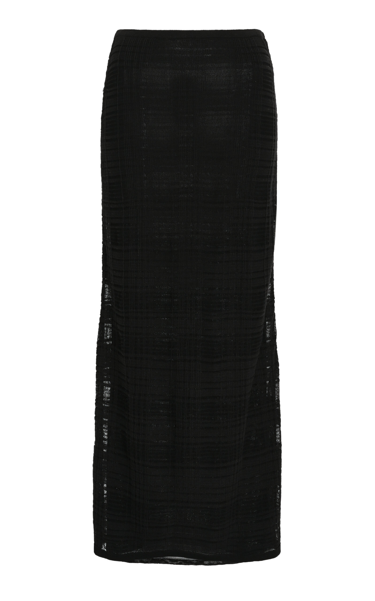 Proenza Schouler White Label Elsa Knit Maxi Skirt - Black