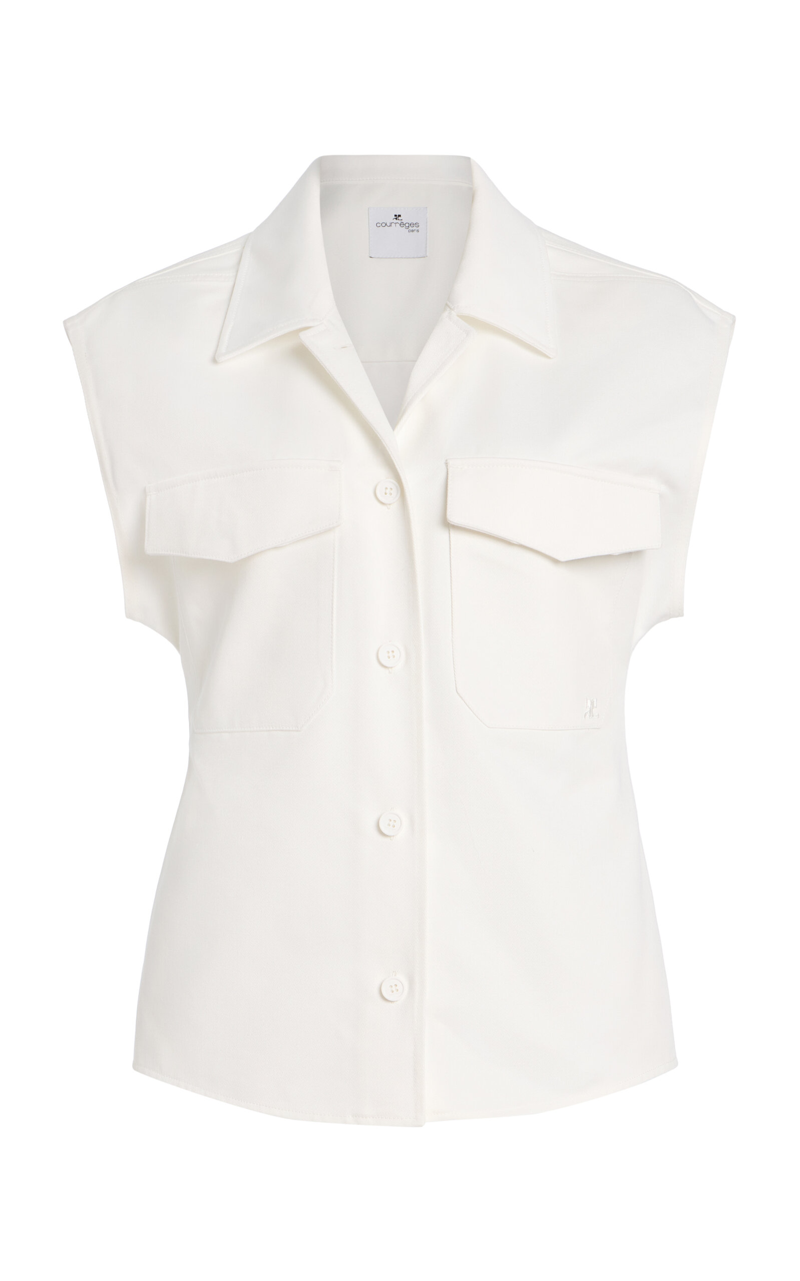 Courrèges Sleeveless Utility Shirt