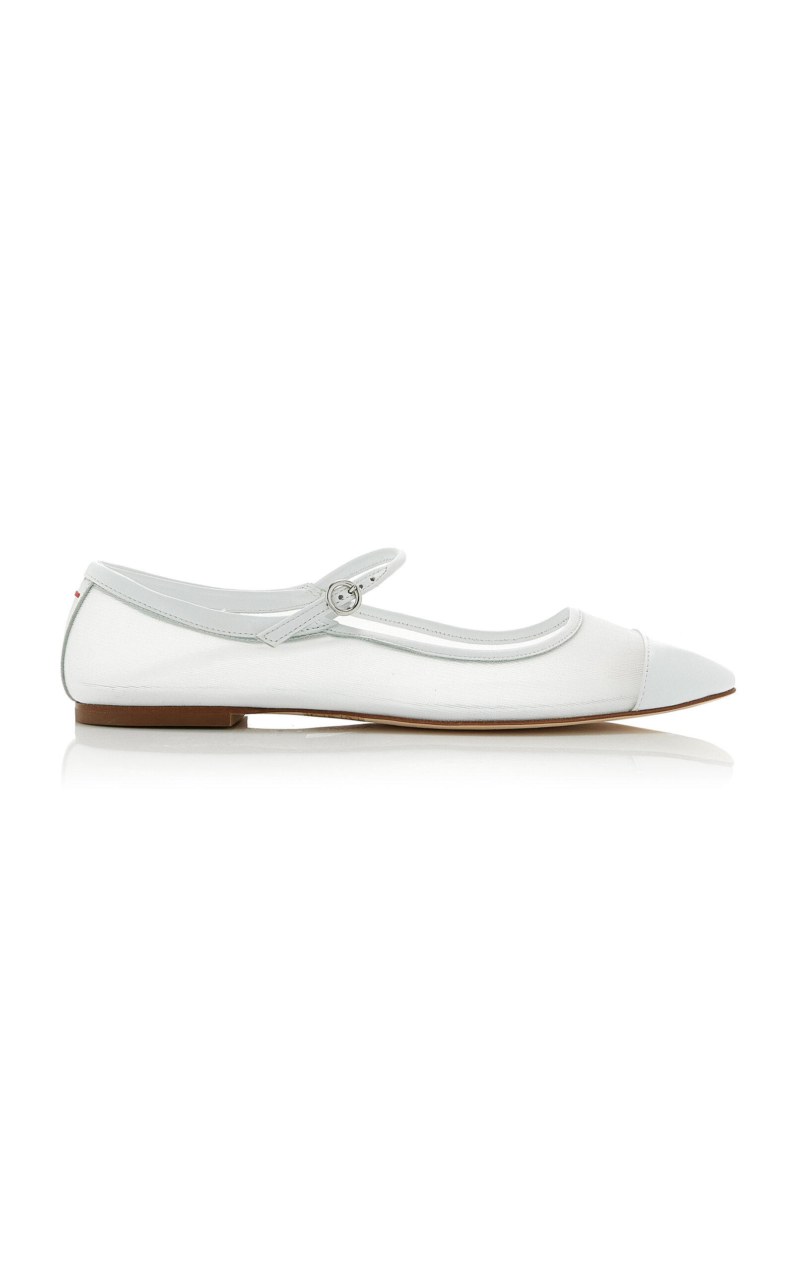 Aeyde Uma Mesh Mary Jane Flats