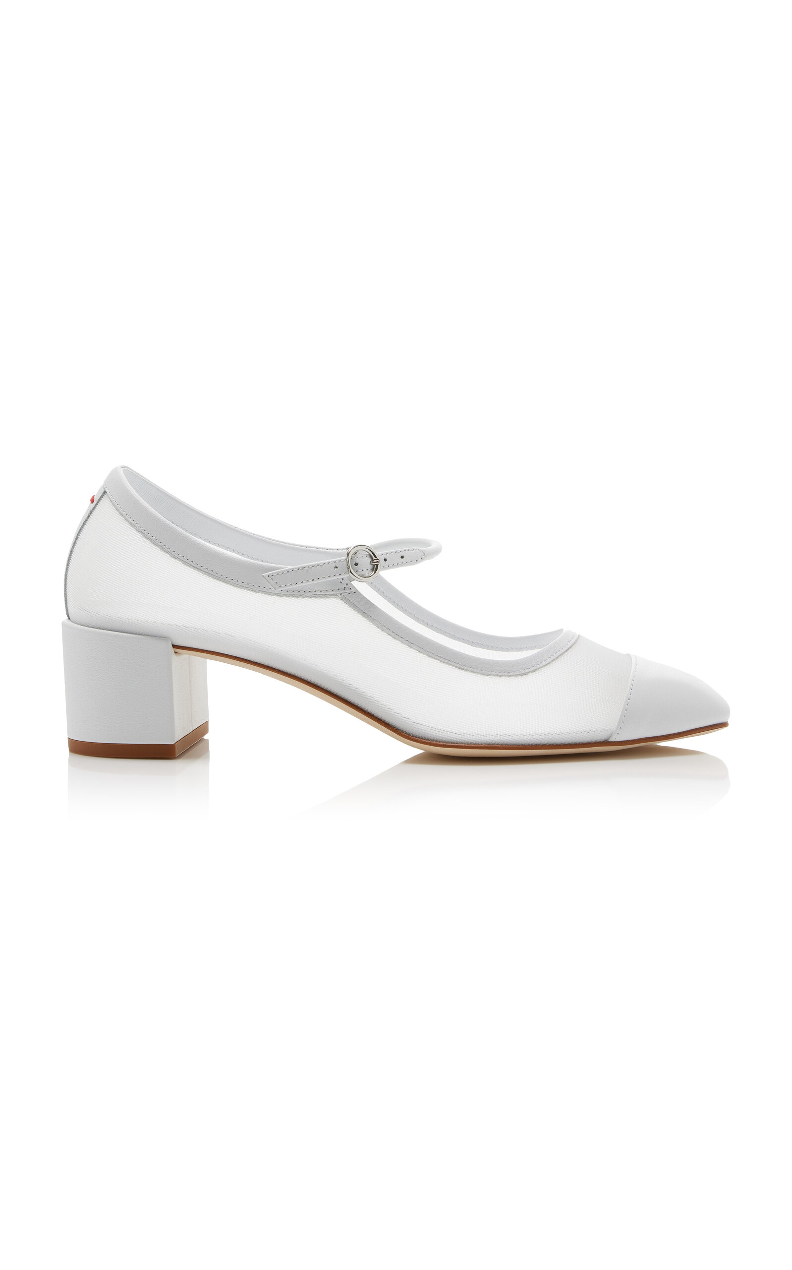 Aline Mesh Mary Jane Pumps