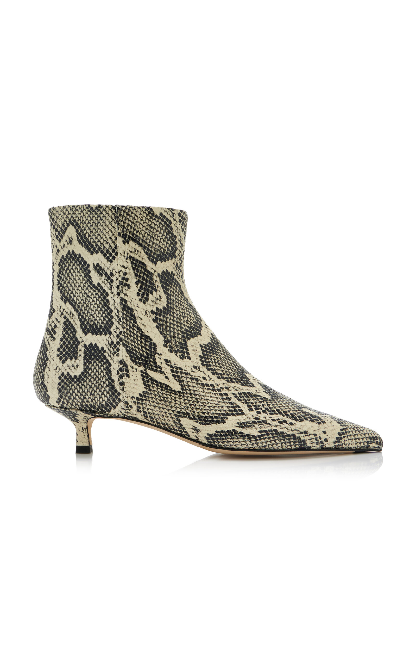 Aeyde Sofie Snake-Effect Leather Ankle Boots - Animal
