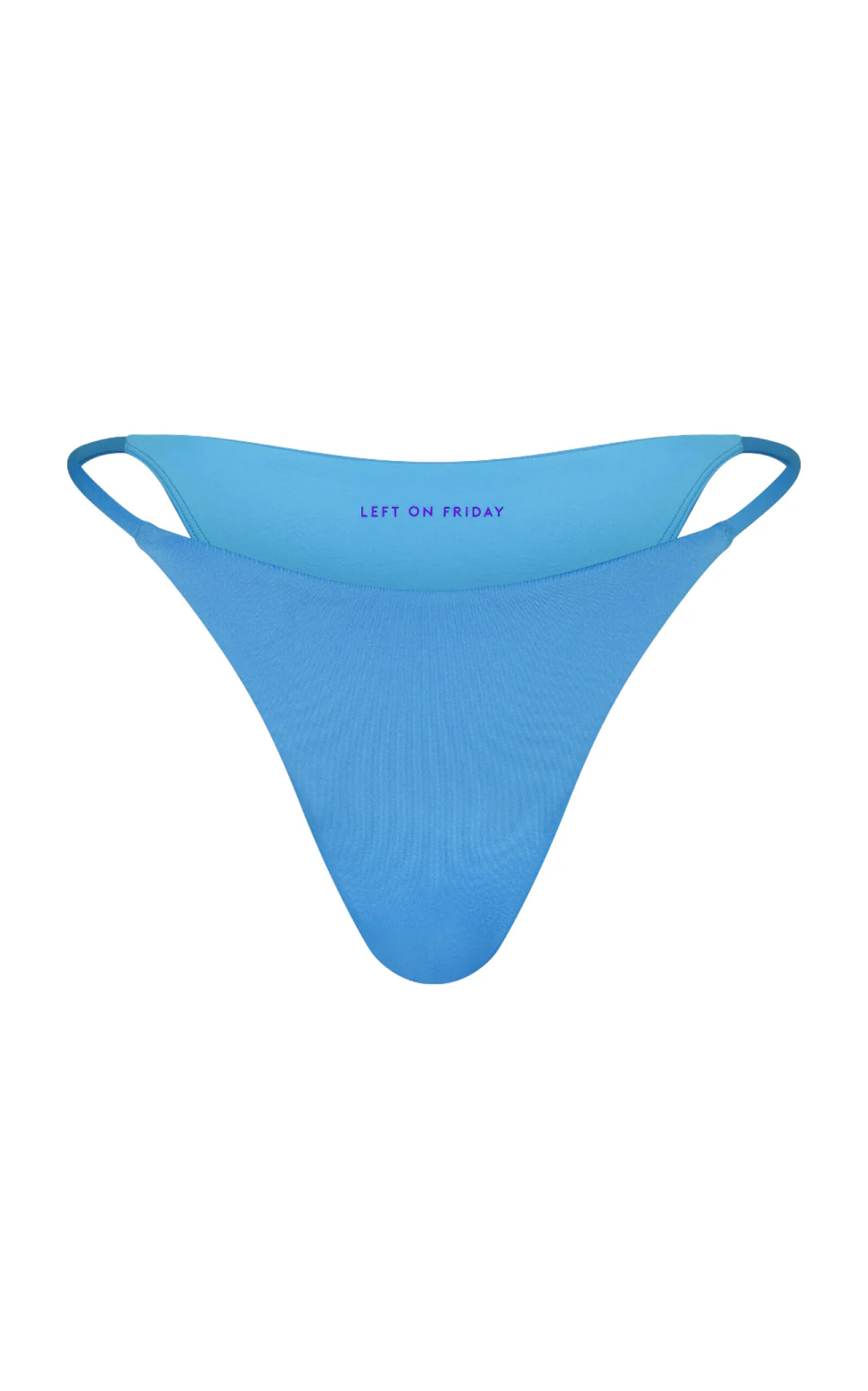 Left On Friday Skinny Dip Bikini Bottom In Blue