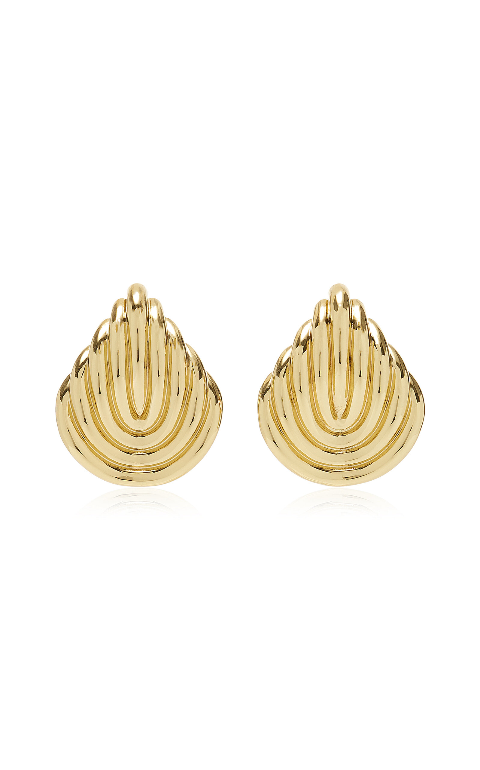 x Cassetto JC1 18K Gold-Plated Earrings