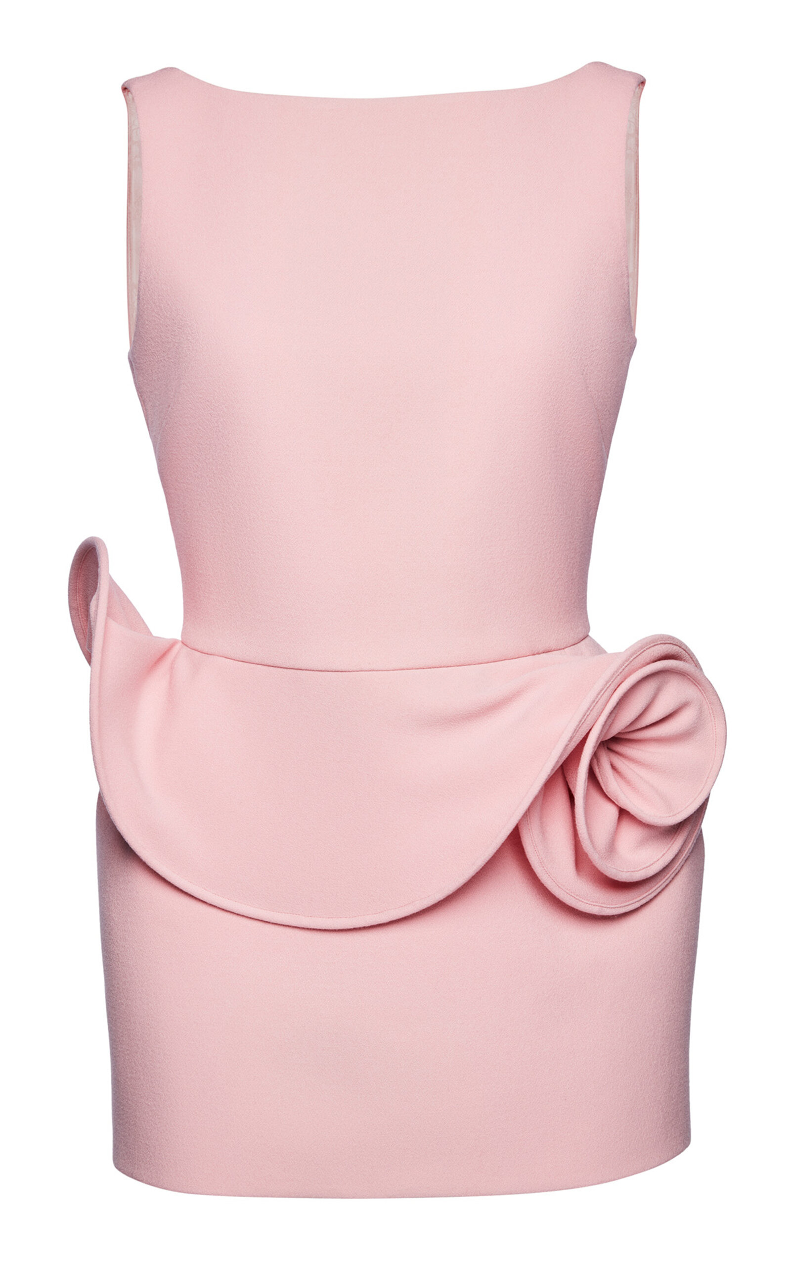 Magda Butrym Floral Applique Dress Pink In Pink