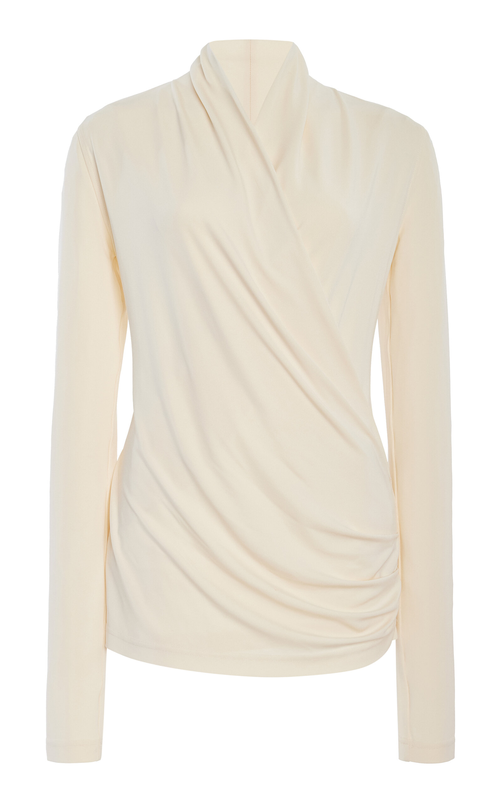 Toteme Wrapped Jersey Top - Ivory