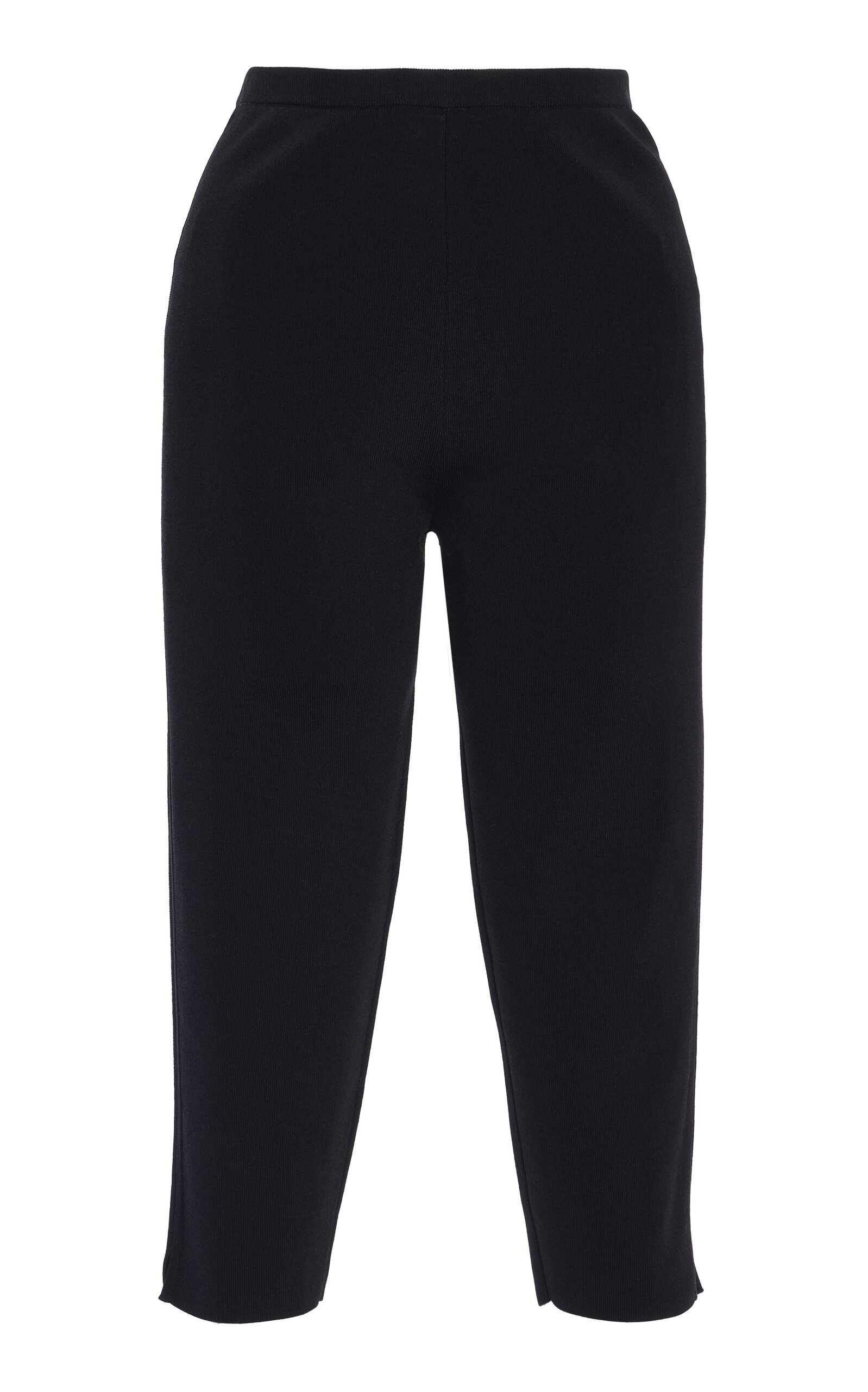 Toteme Compact Knit Capri Pants - Black - Men's Clothing