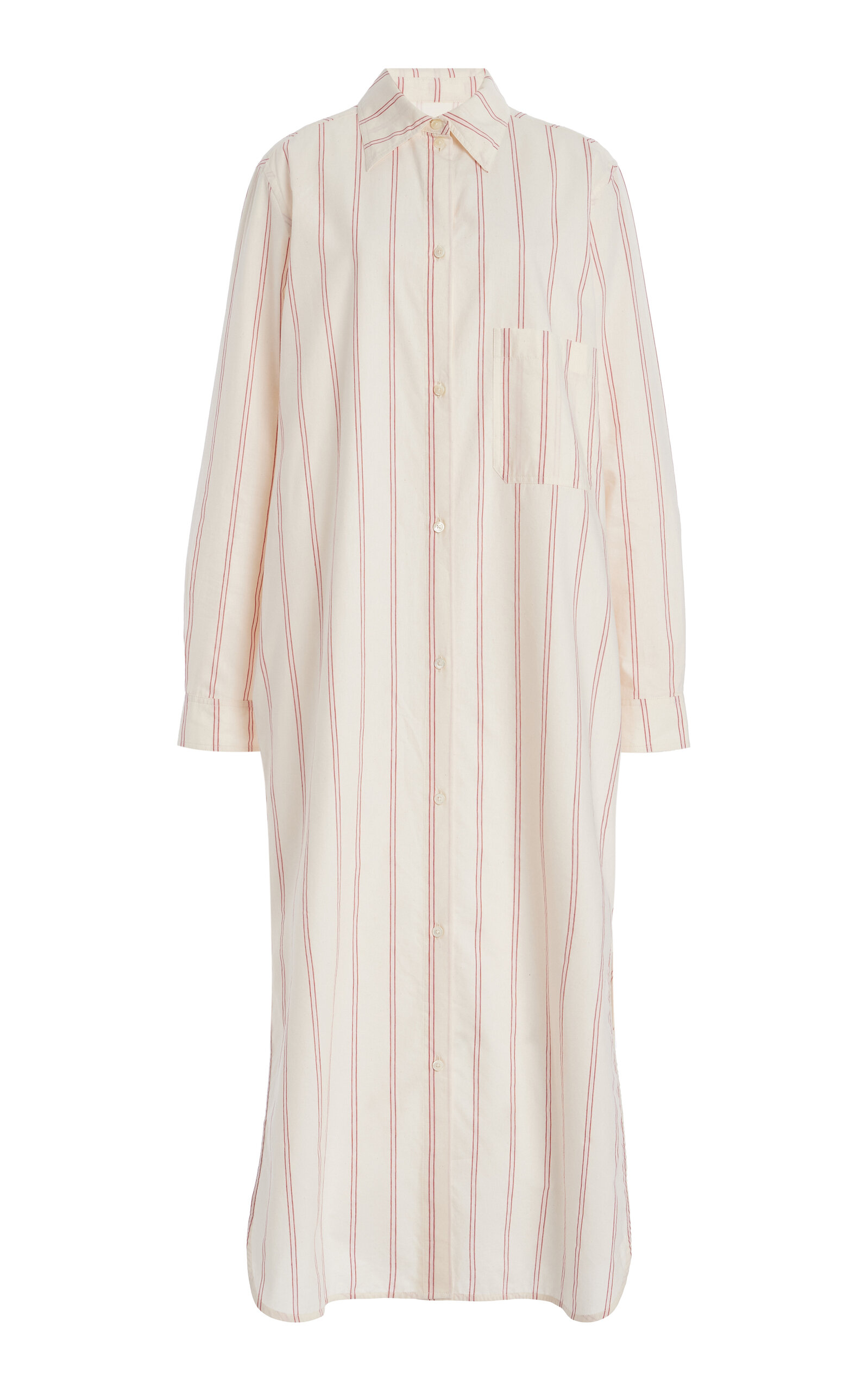 Totême Striped Tunic Dress In Stripe
