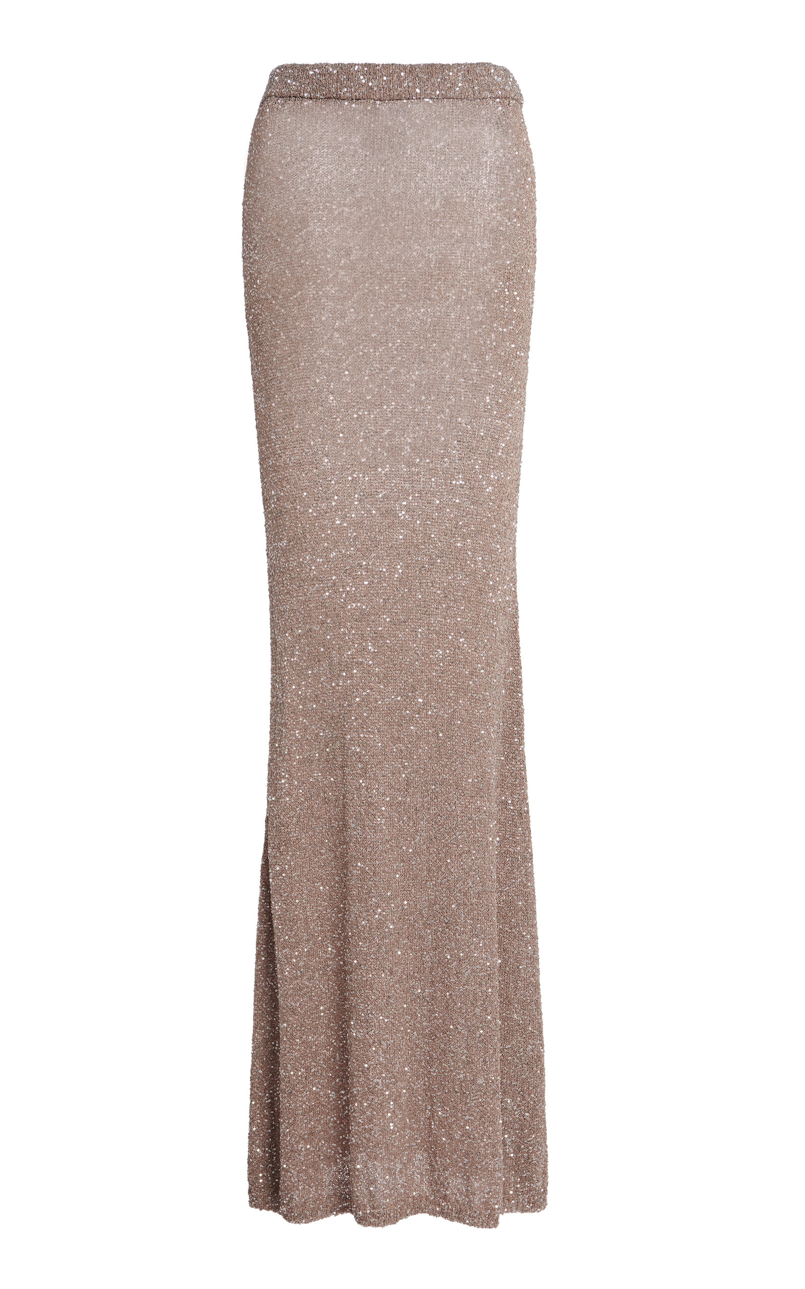 Balenciaga Sequined Knit Maxi Skirt