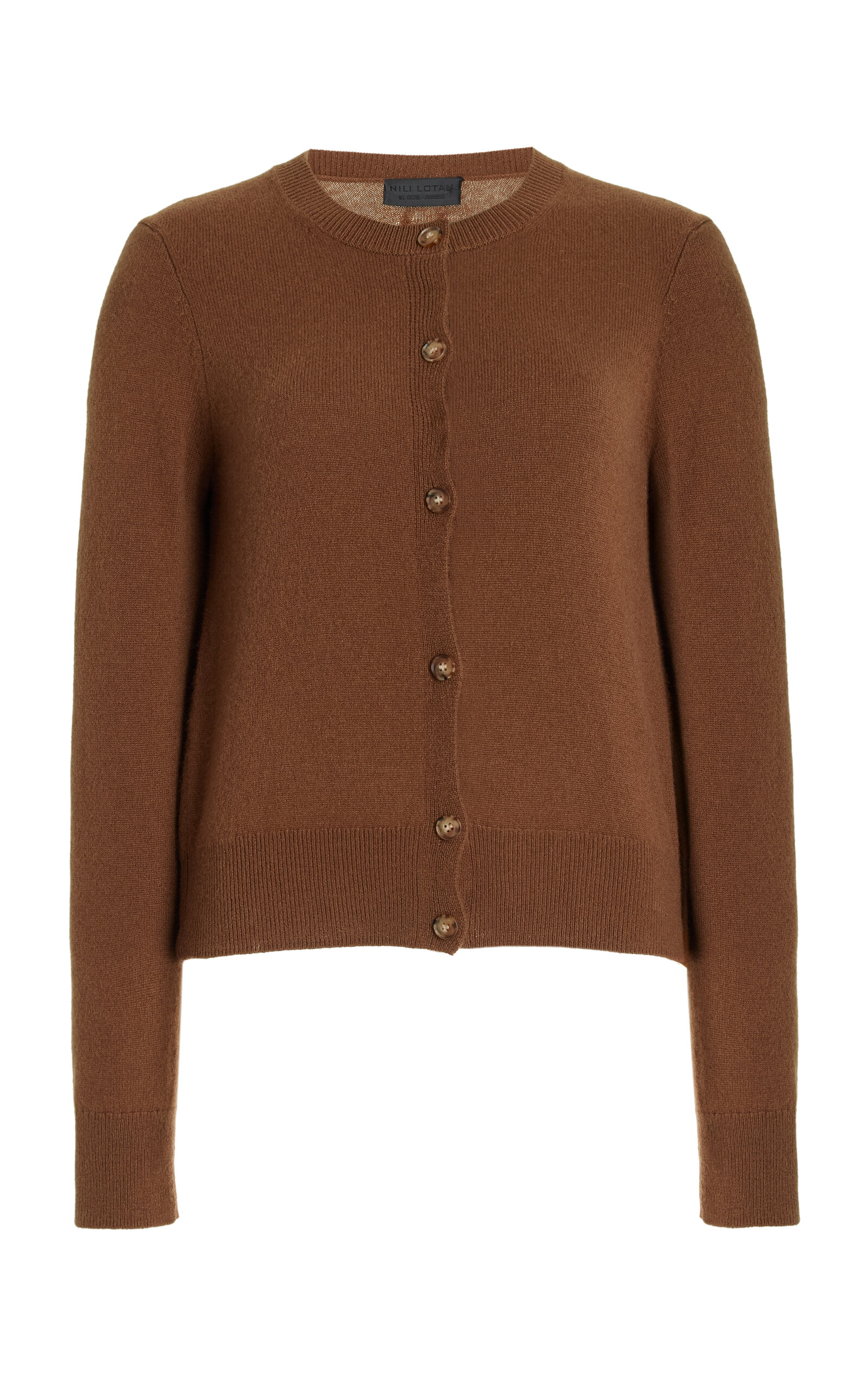 NILI LOTAN March Cashmere Cardigan - Brown - XS
