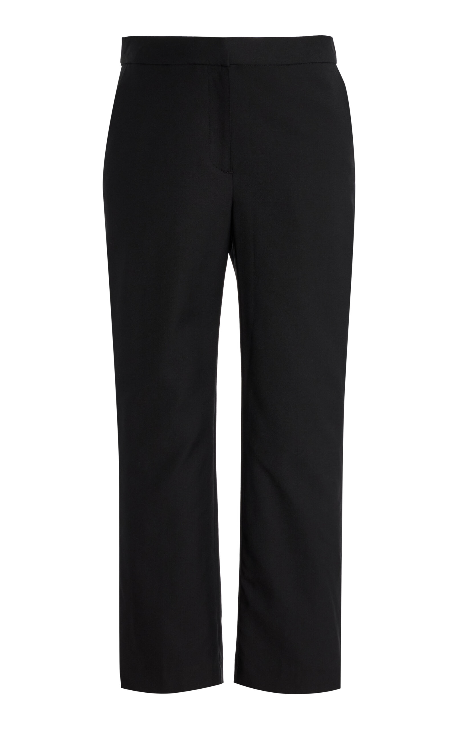 Loulou de Saison Sofe Cropped Wool Trousers - Black