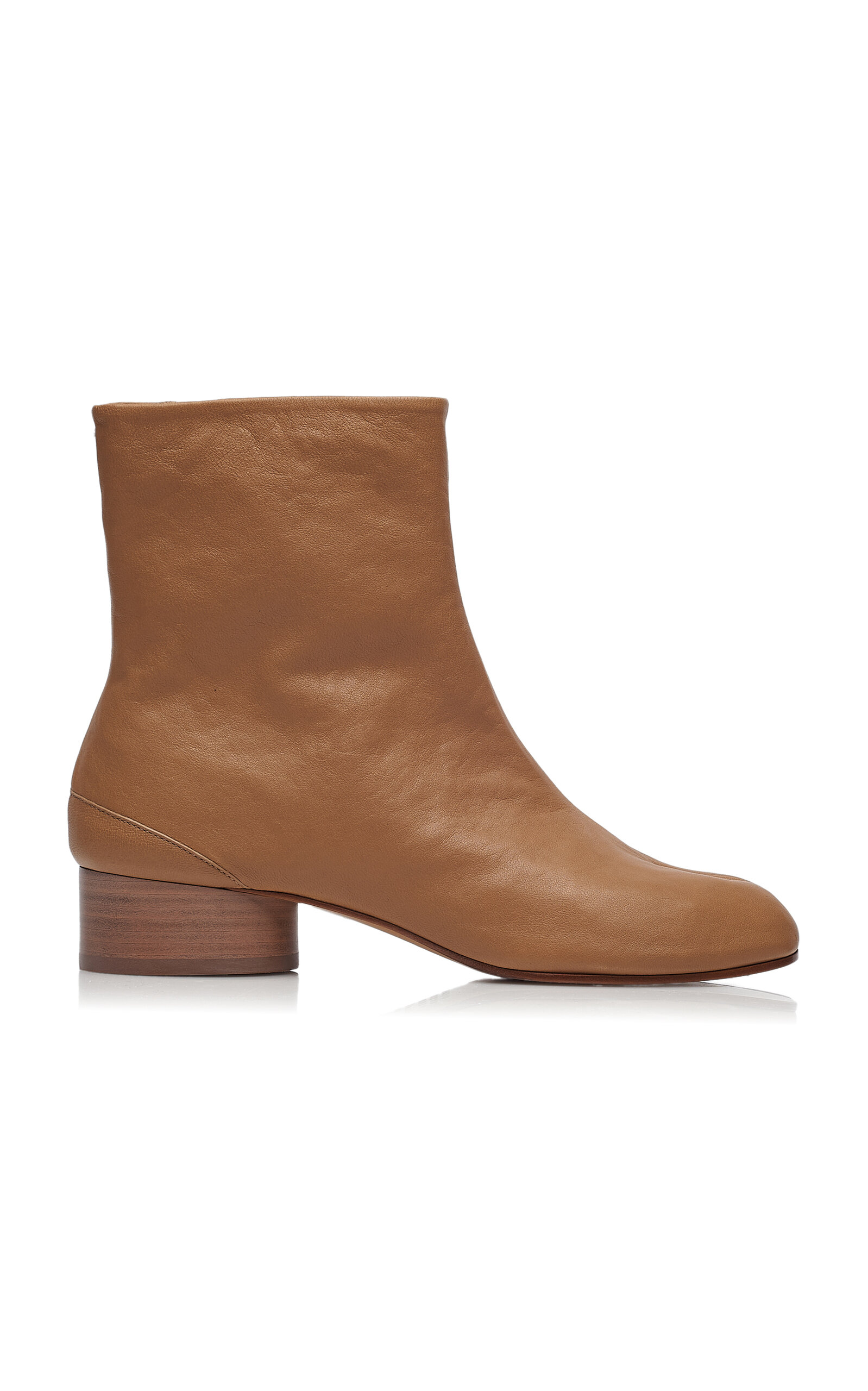 Maison Margiela Tabi Leather Ankle Boots