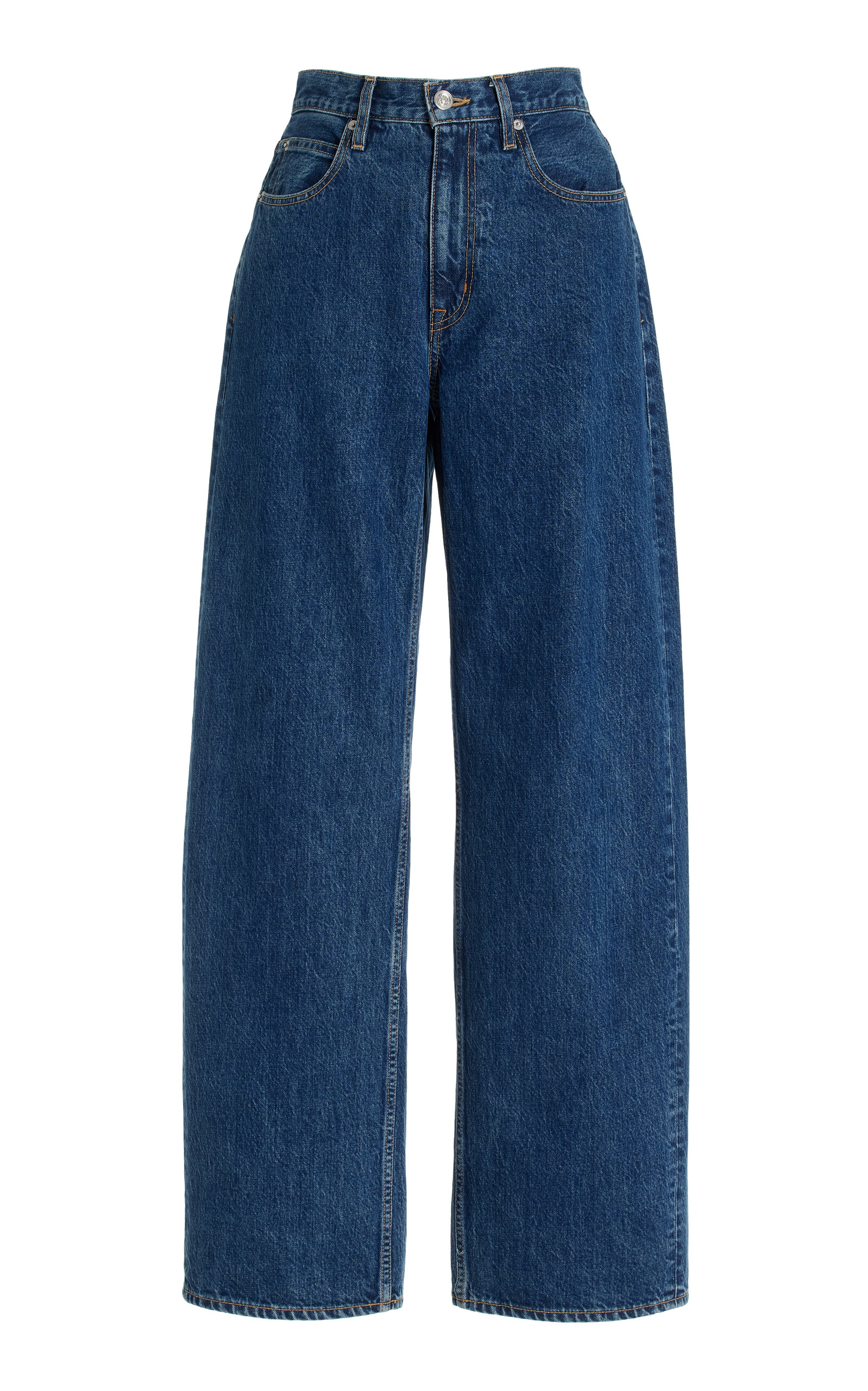 Cassie Rigid High-Rise Wide-Leg Jeans