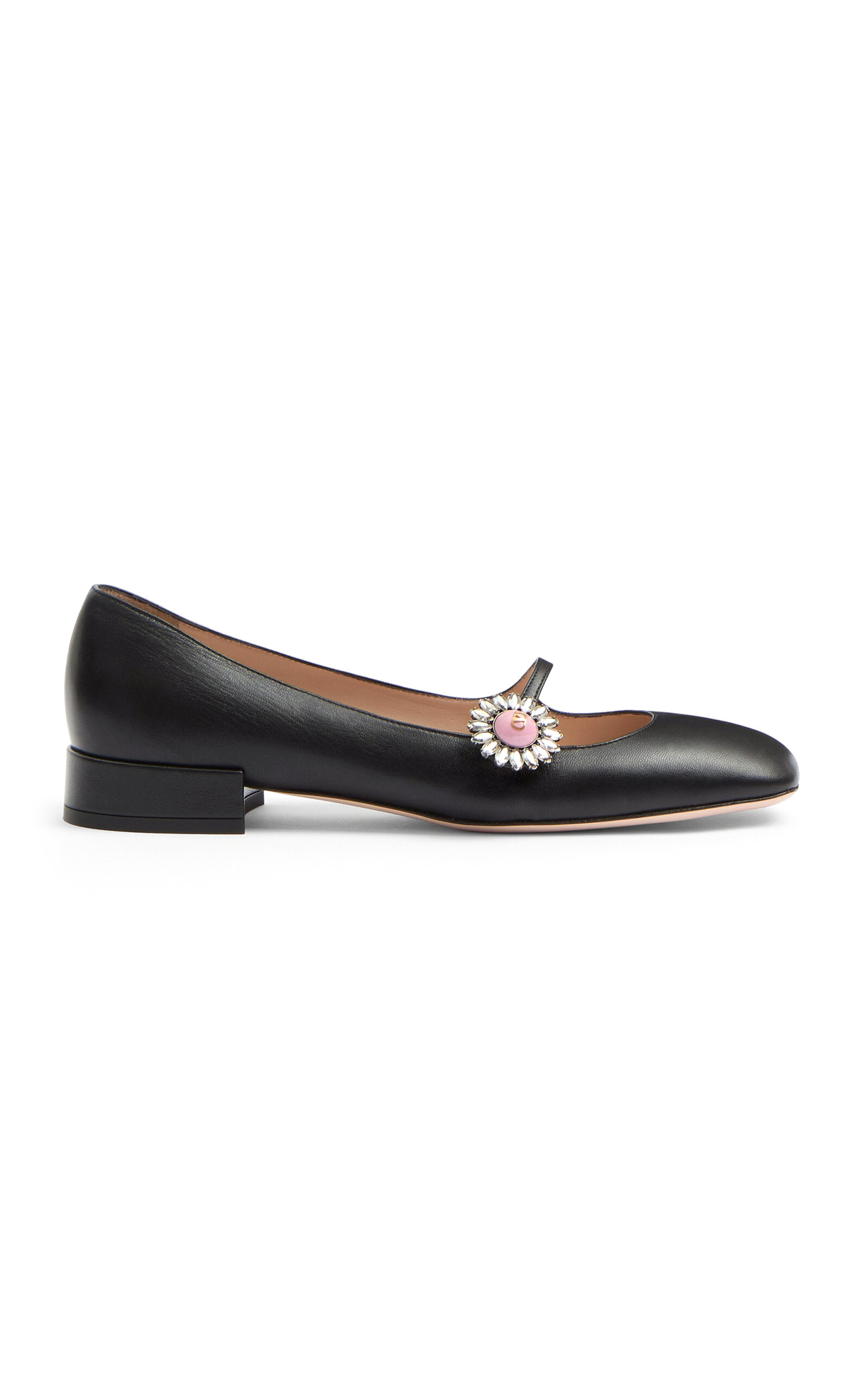Valentino Garavani Preshoes Patent Leather Ballets In Black