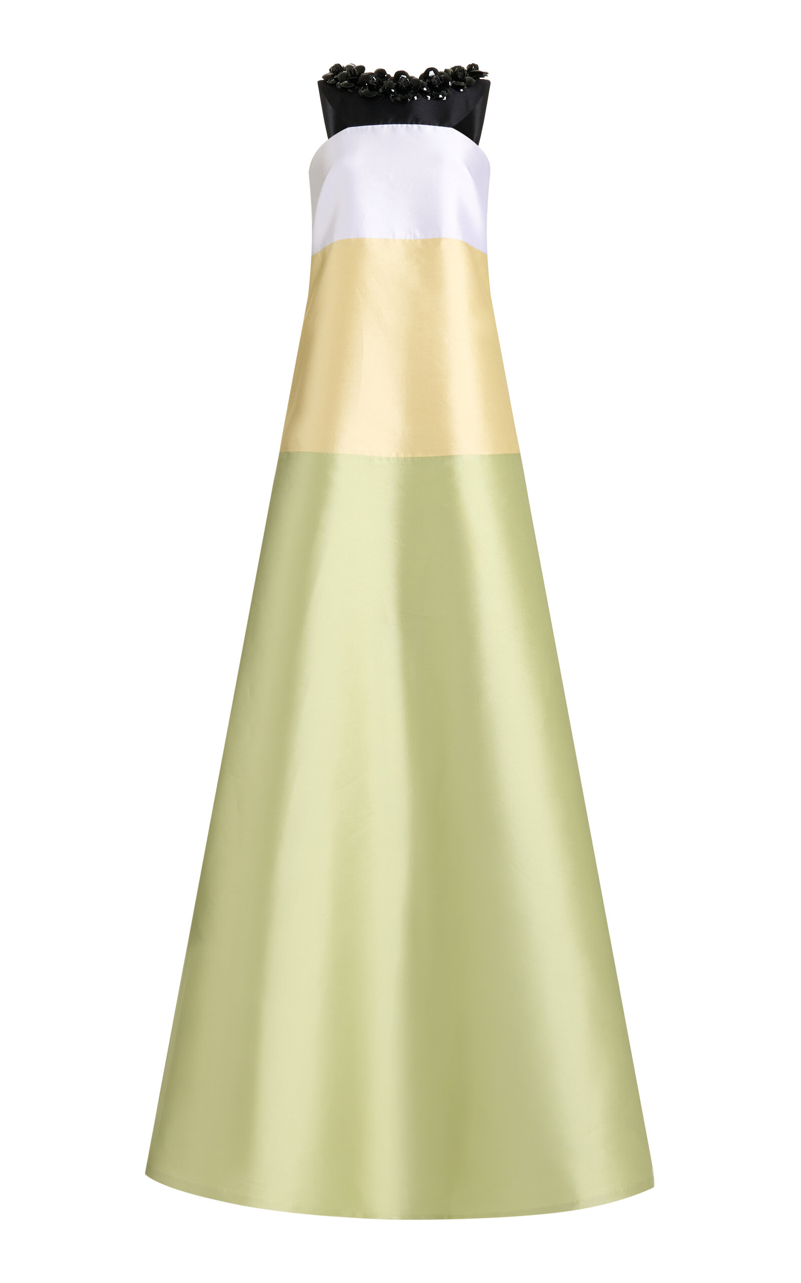 Zoan Silk Halterneck A-line Gown