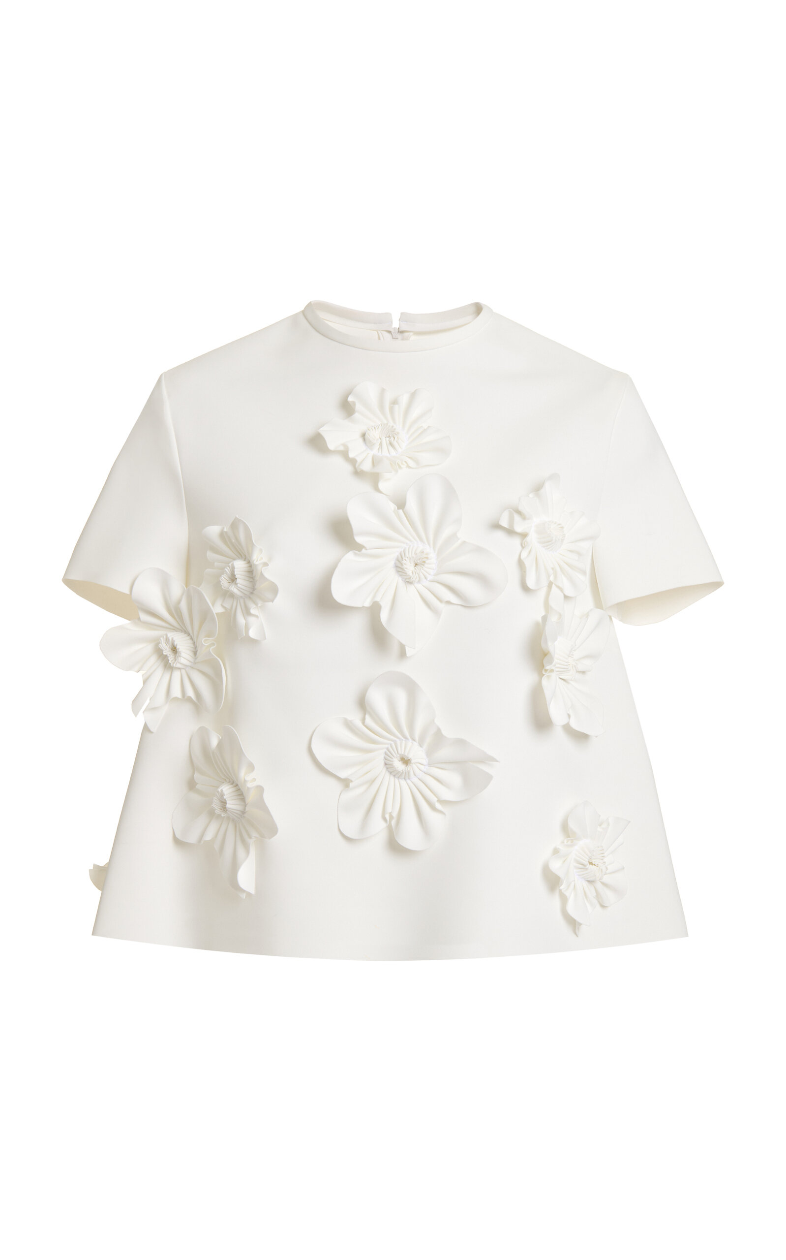 Greta Constantine Remembrandt Floral-Appliquéd Top