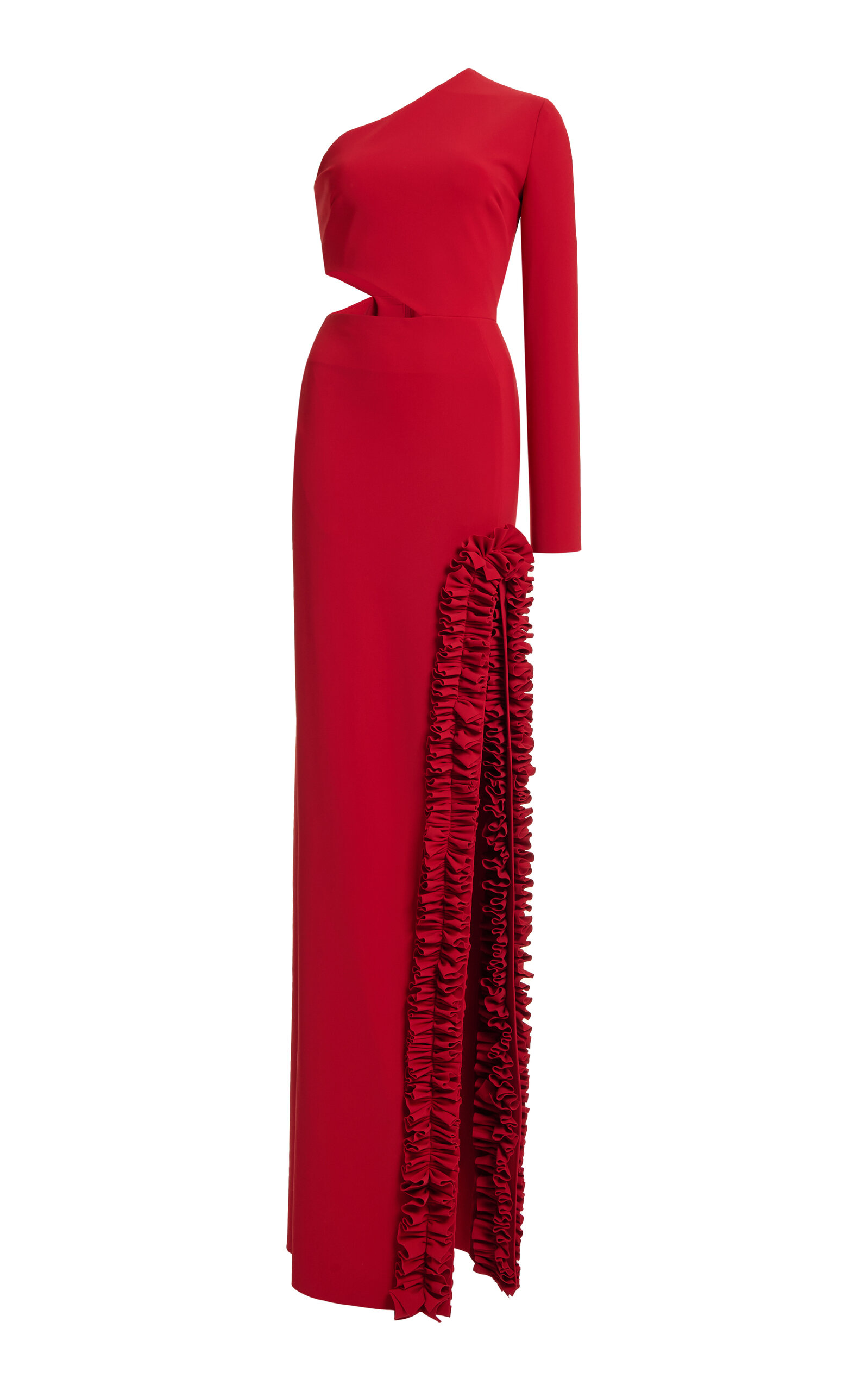 Kiros Cold-Shoulder Cut-Out Gown