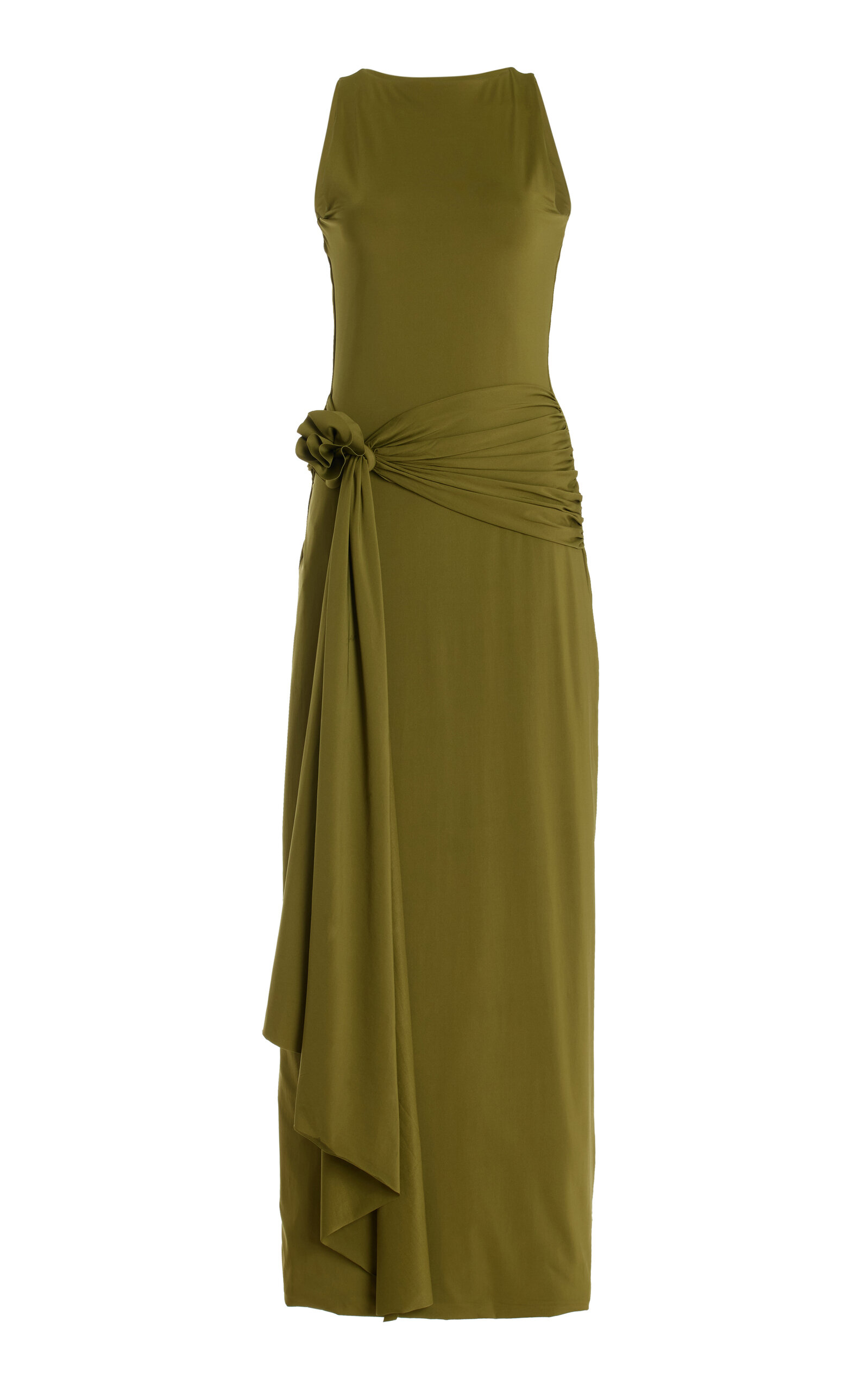 Maygel Coronel Exclusive Tirso Cutout Jersey Maxi Dress - Women's Clothing