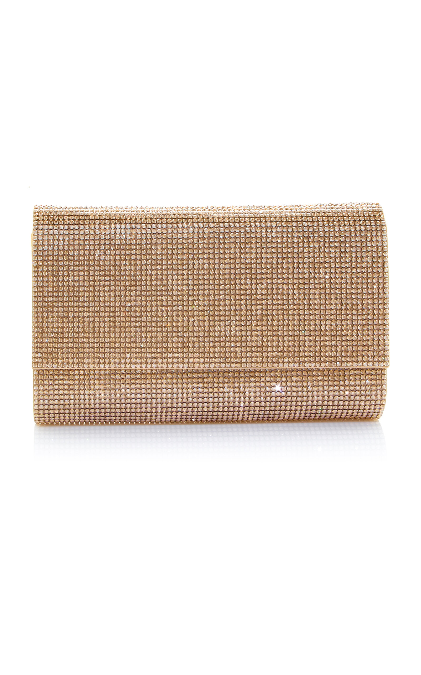 Judith Leiber Couture Fizzoni Crystal-Embellished Clutch - Gold - OS