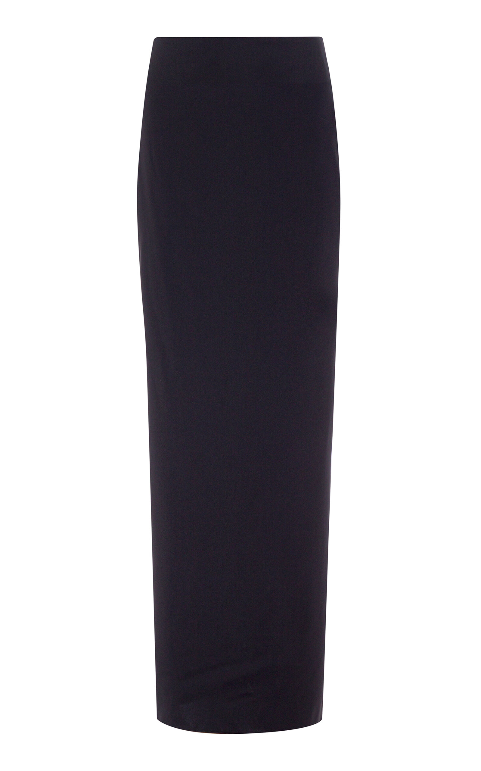 Marmar Halim Silk Satin Maxi Skirt - Black