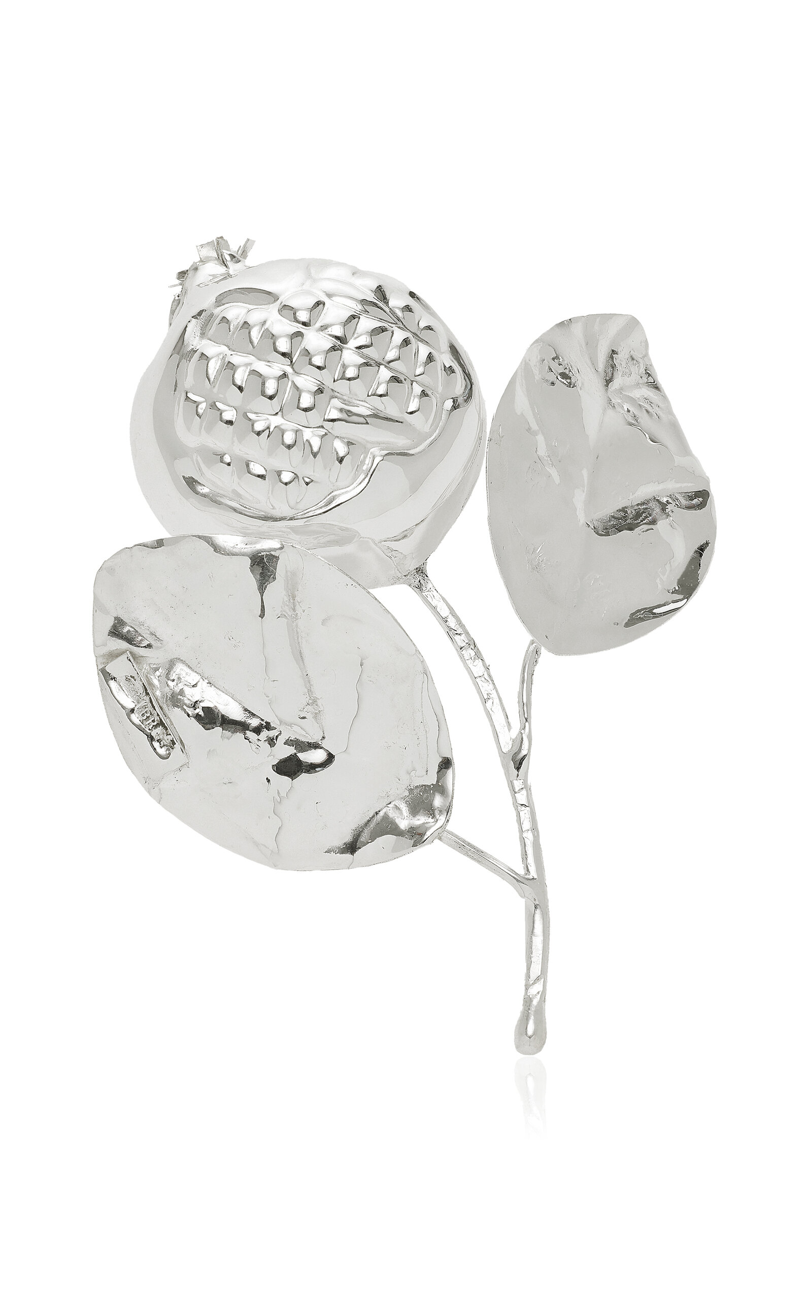 Brandimarte Small Sterling Silver Pomegranate - Silver