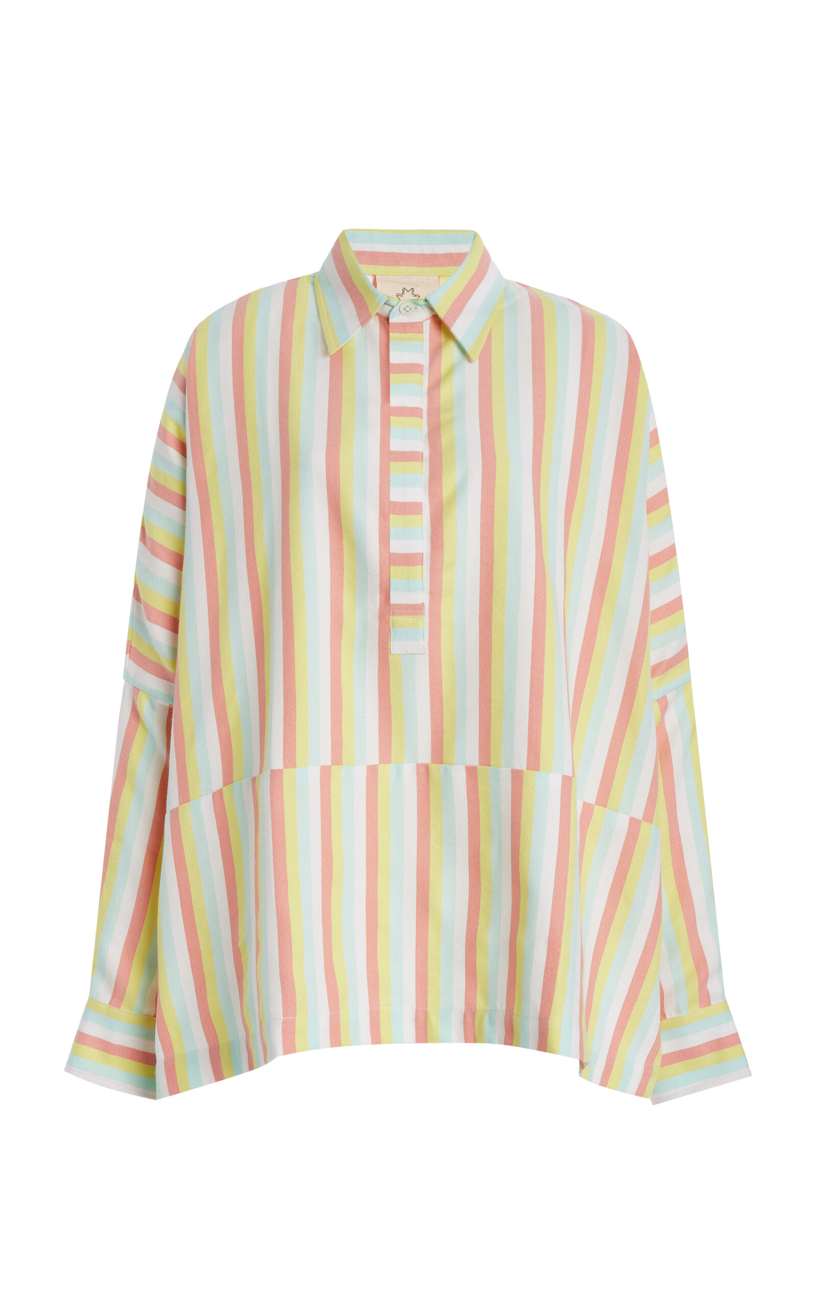 Marrakshi Life Exclusive Paneled Cotton-Blend Tunic - Multi