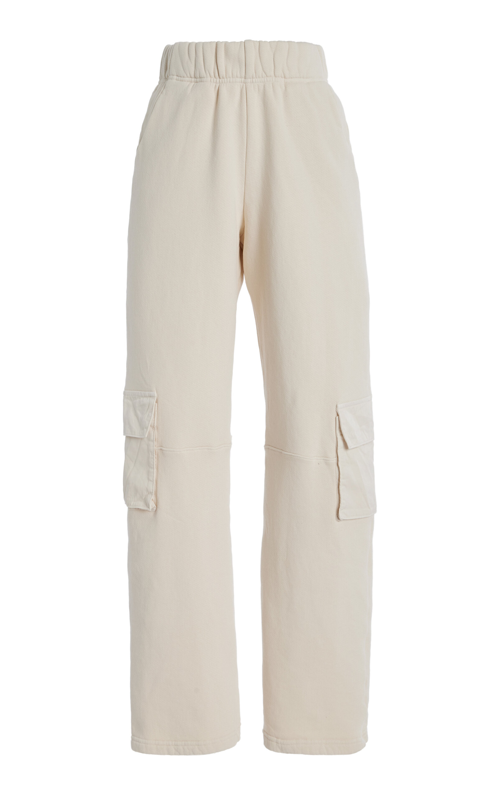 Les Tien Chandra Classico Cargo Sweatpants In White