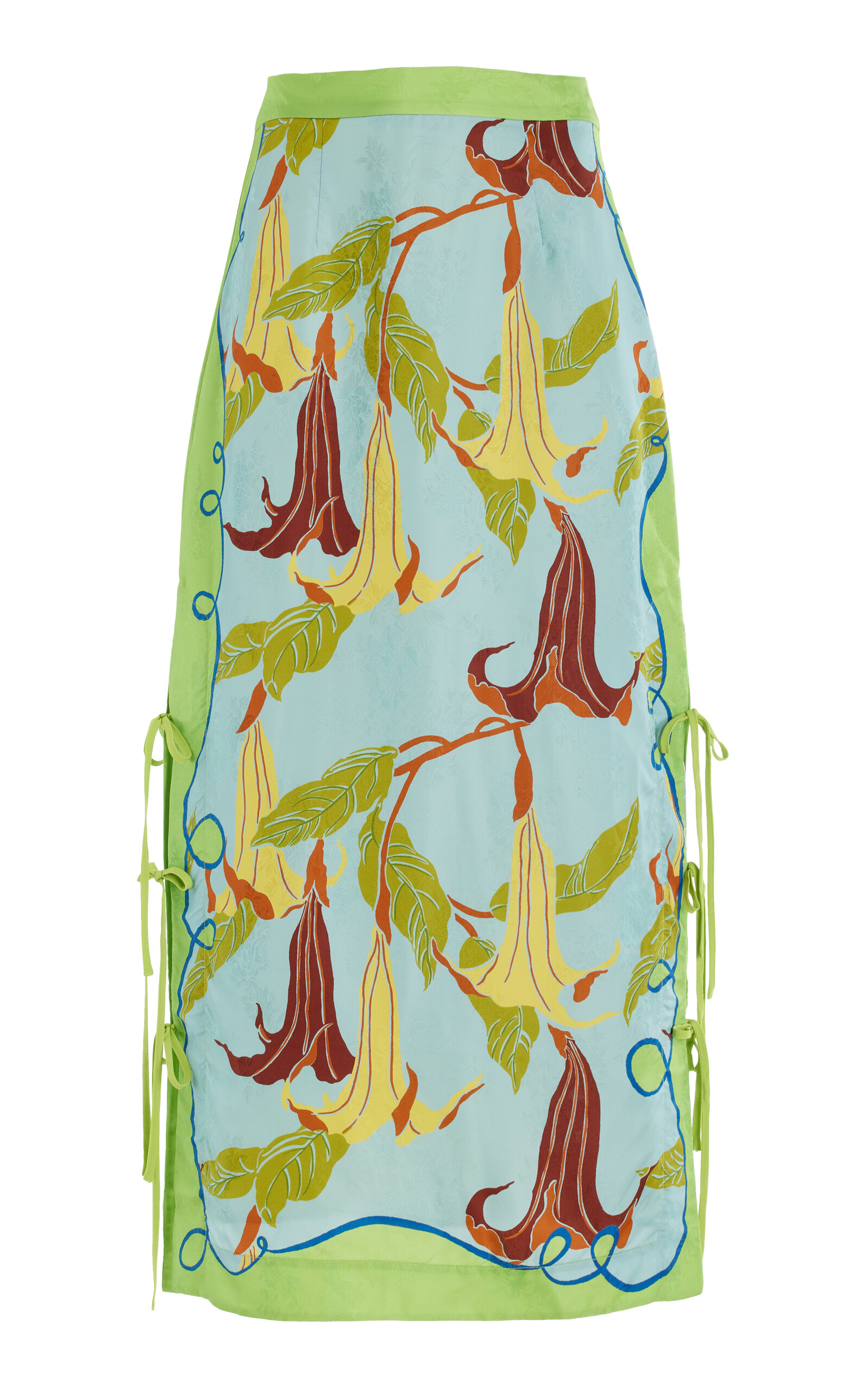 ALEMAIS Rafaela Tie-Detailed Skirt - Multi