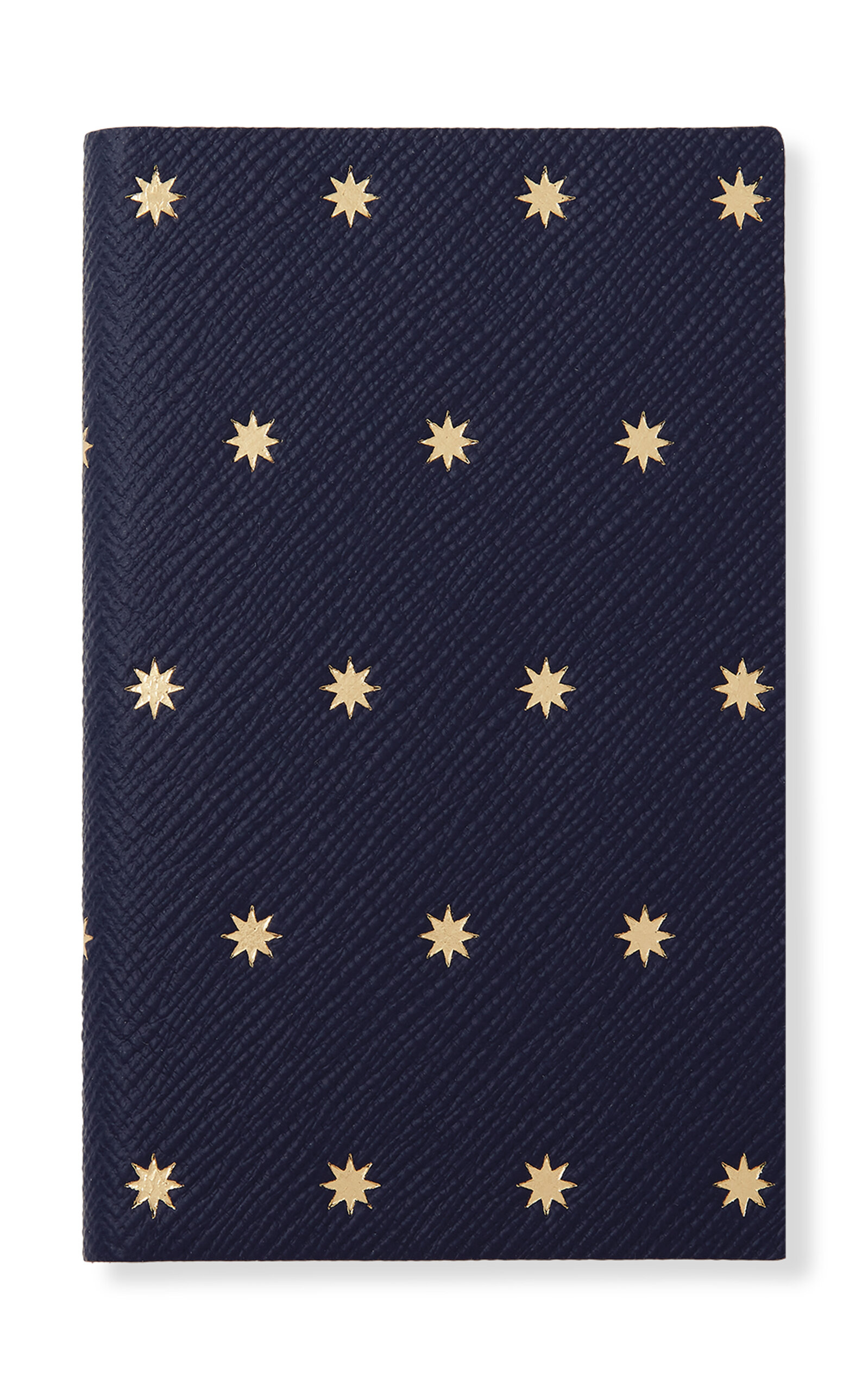 Smythson Stars Panama Notebook In Stars Navy