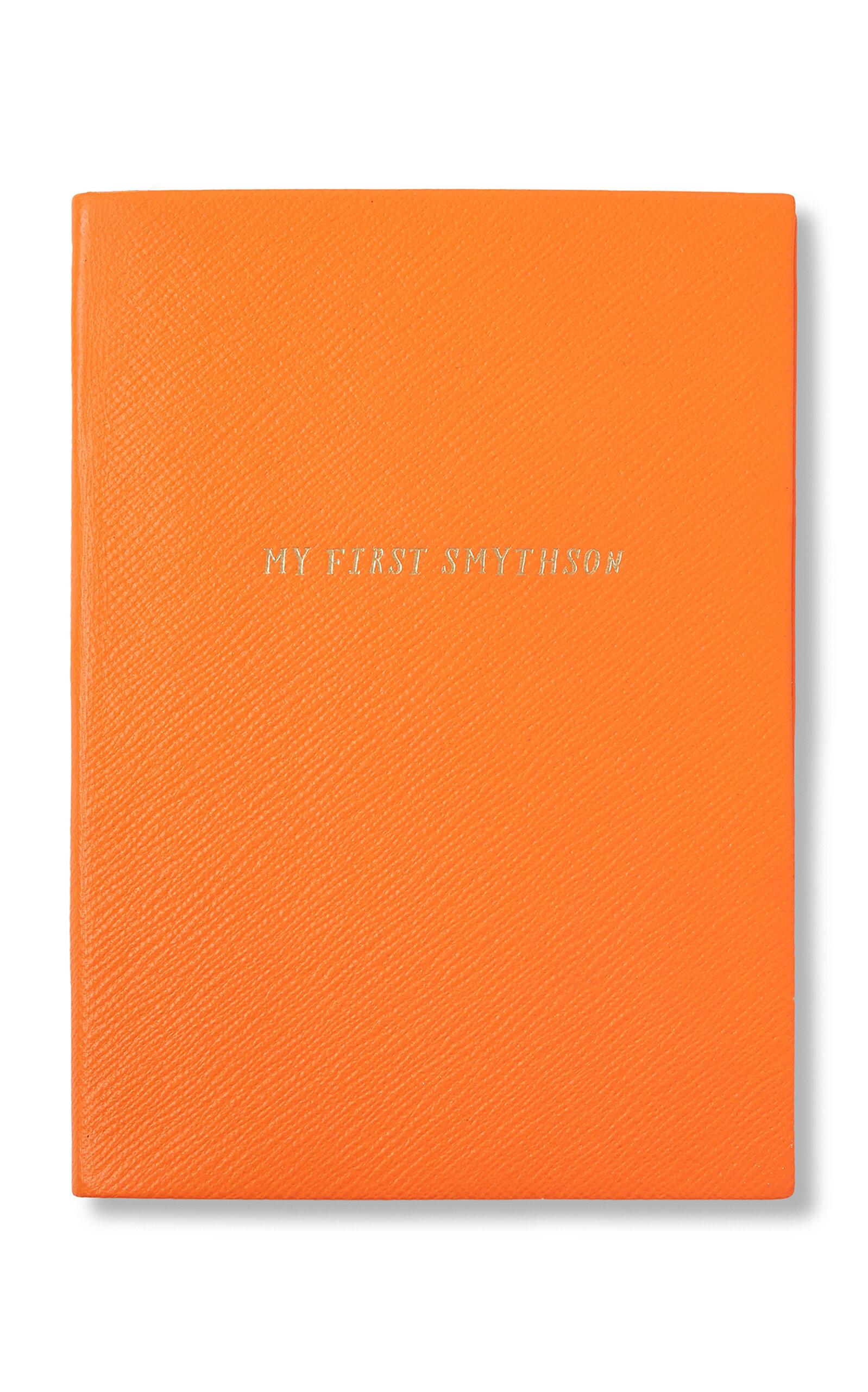 Smythson My First Soho Leather Diary In Orange