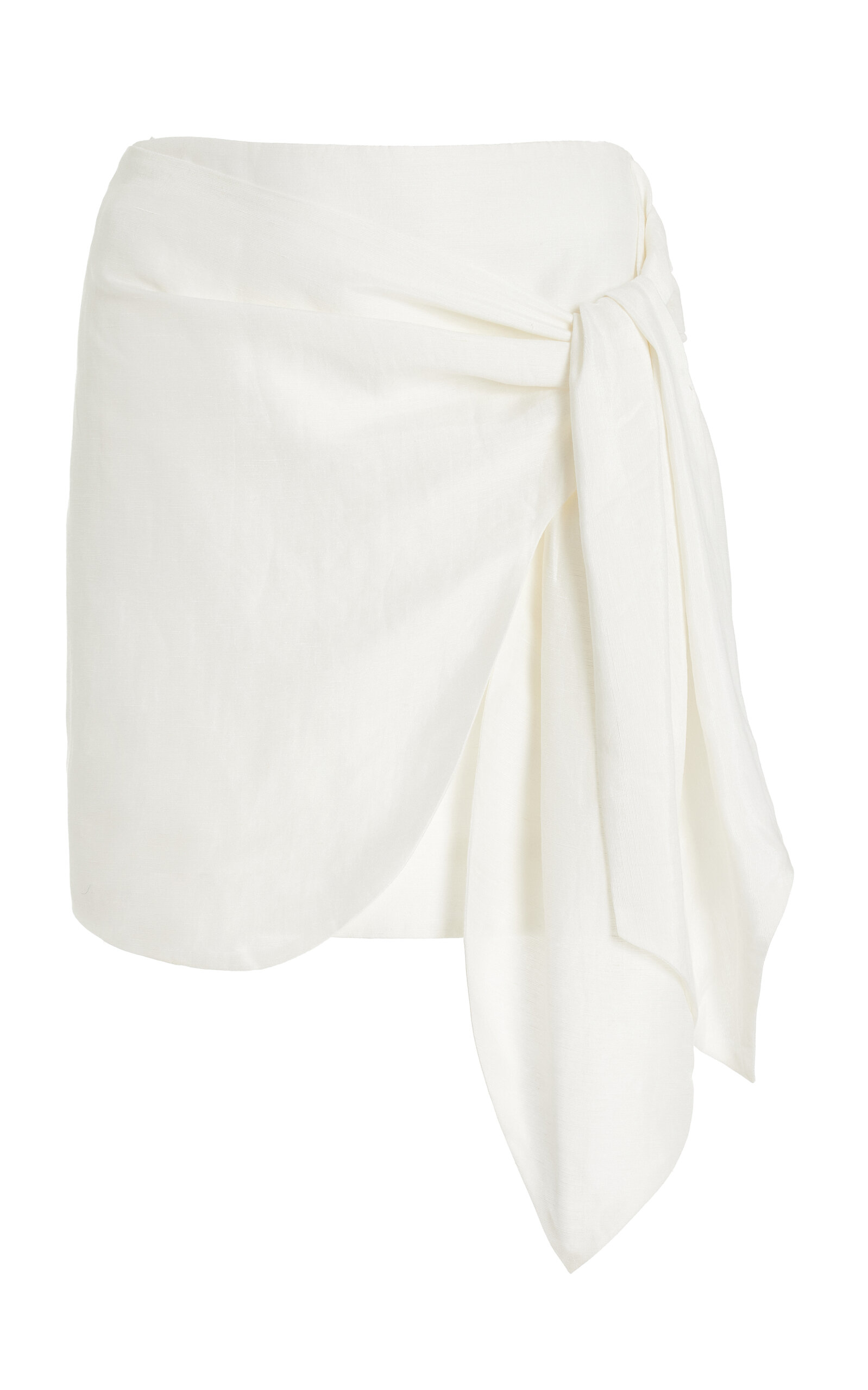 Significant Other Celeste Linen-Blend Mini Skirt