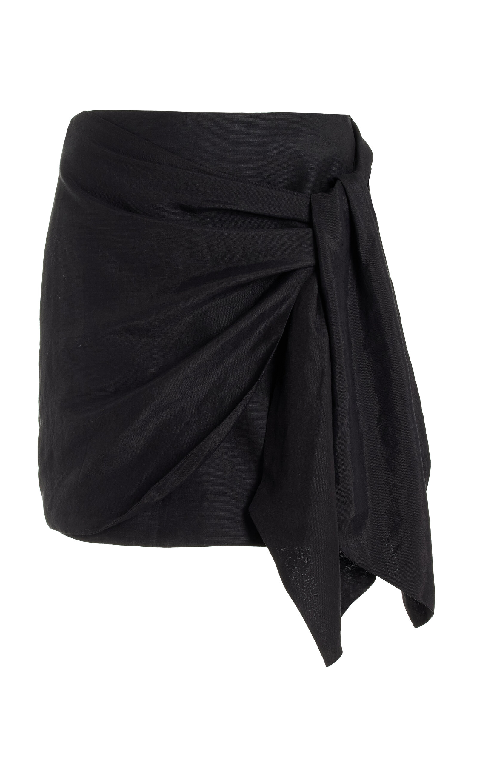 Celeste Linen-Blend Mini Skirt
