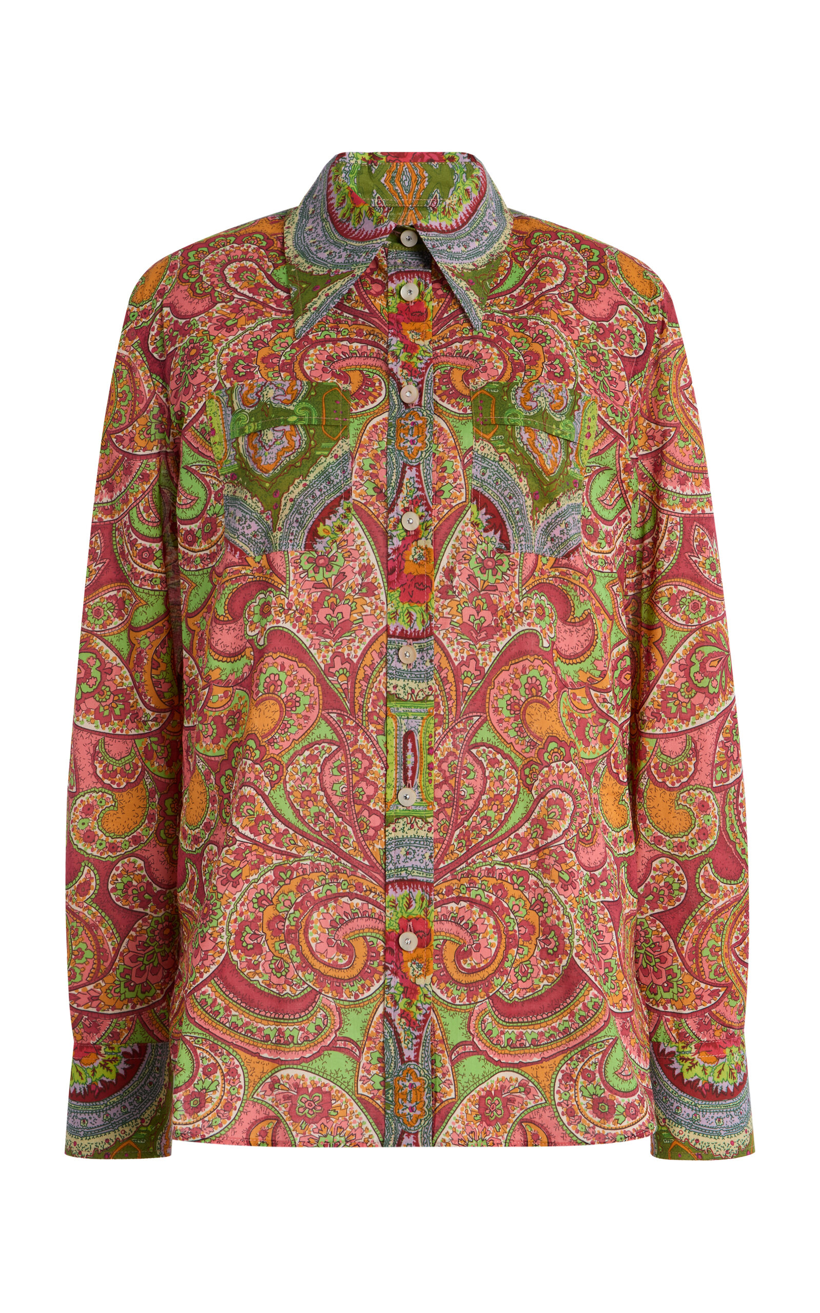 Valentino Garavani Paisley Cotton Shirt - Moda Operandi