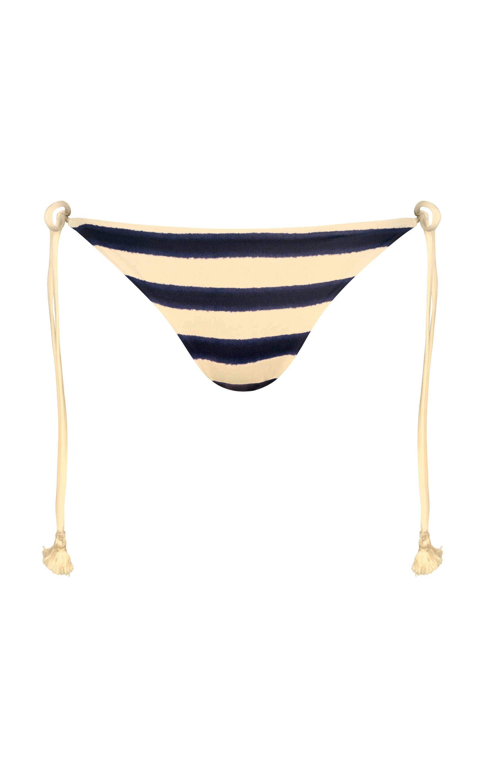 Johanna Ortiz Entorche Del Mar Bikini Bottom Ecru In Stripe